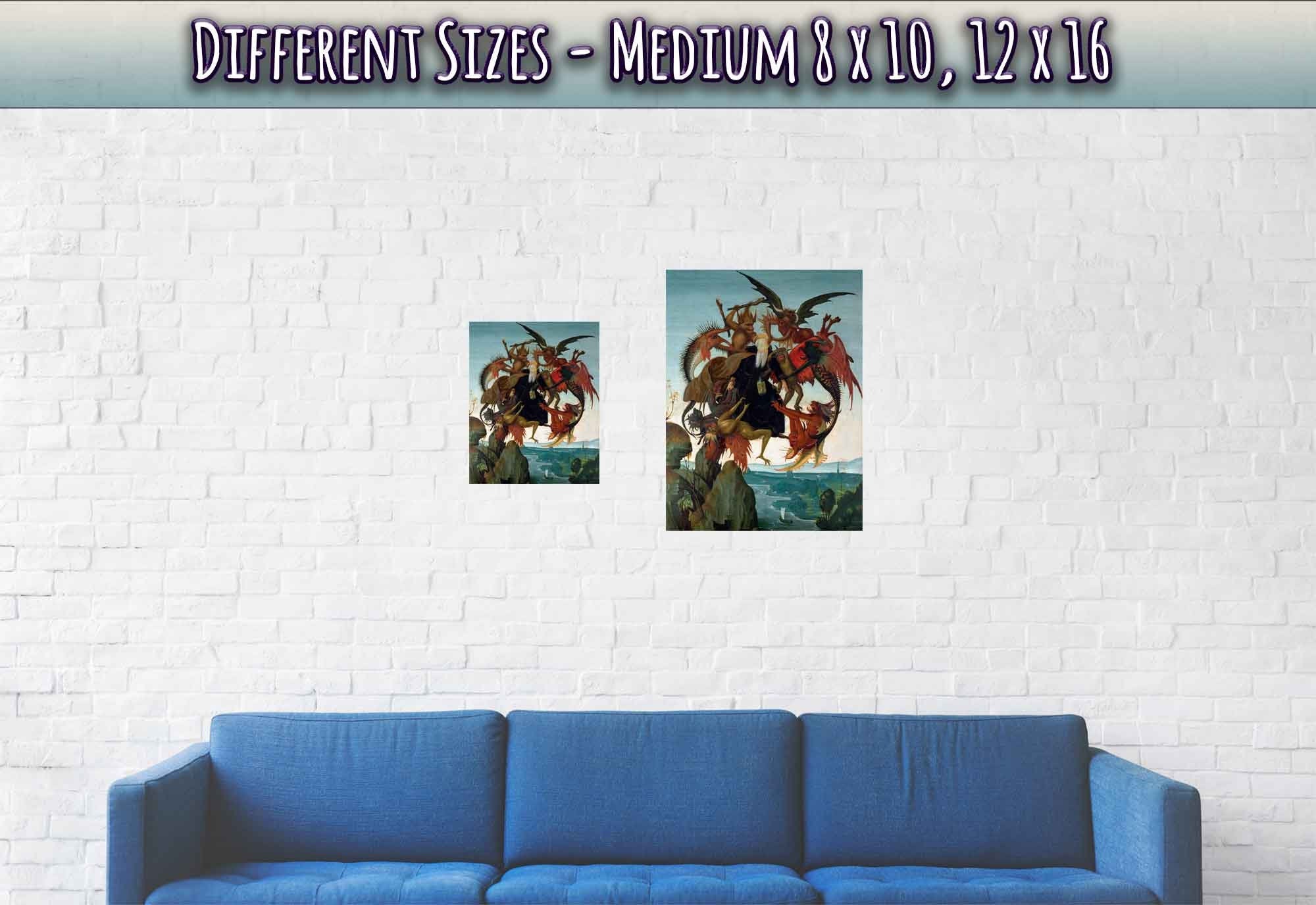 Michelangelo Poster Print Torment Of Saint Anthony Poster - WallArtPrints4U