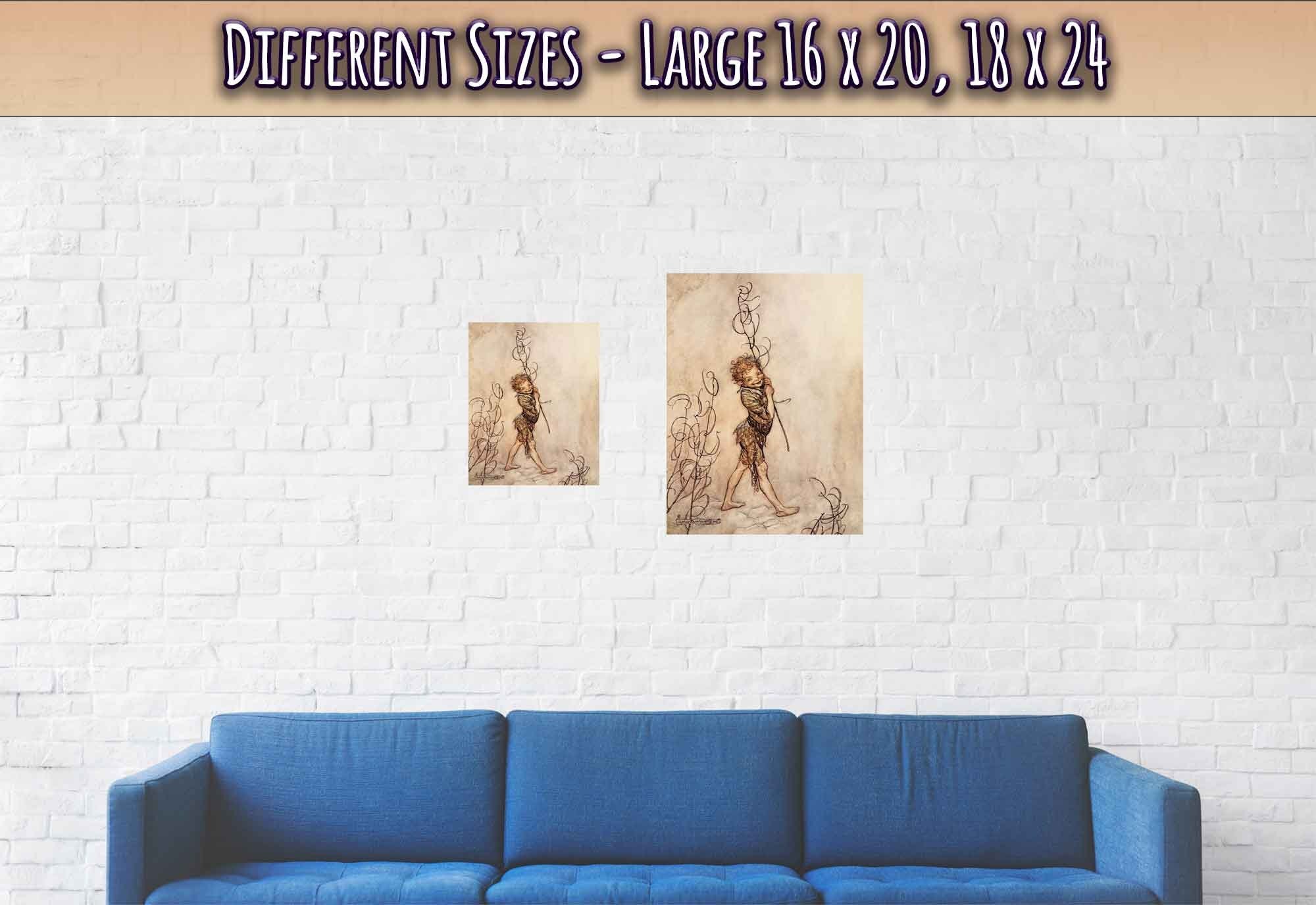 Midsummer Nights Dream Arthur Rackham Poster - What Fools These Mortals Be - Arthur Rackham Print - 1908 - WallArtPrints4U