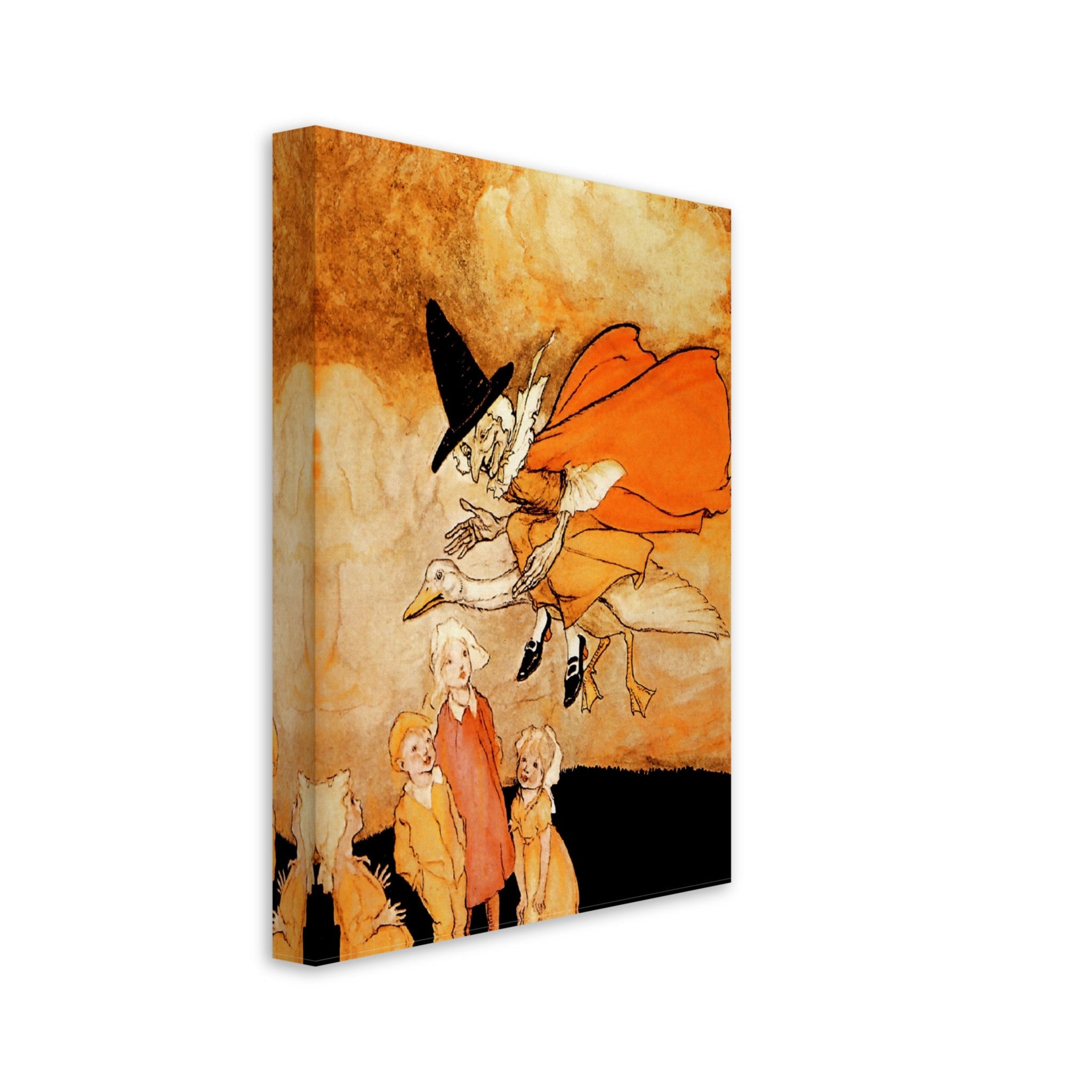 Mother Goose Canvas Print - Arthur Rackham Mother Goose - Arthur Rackham Canvas - WallArtPrints4U
