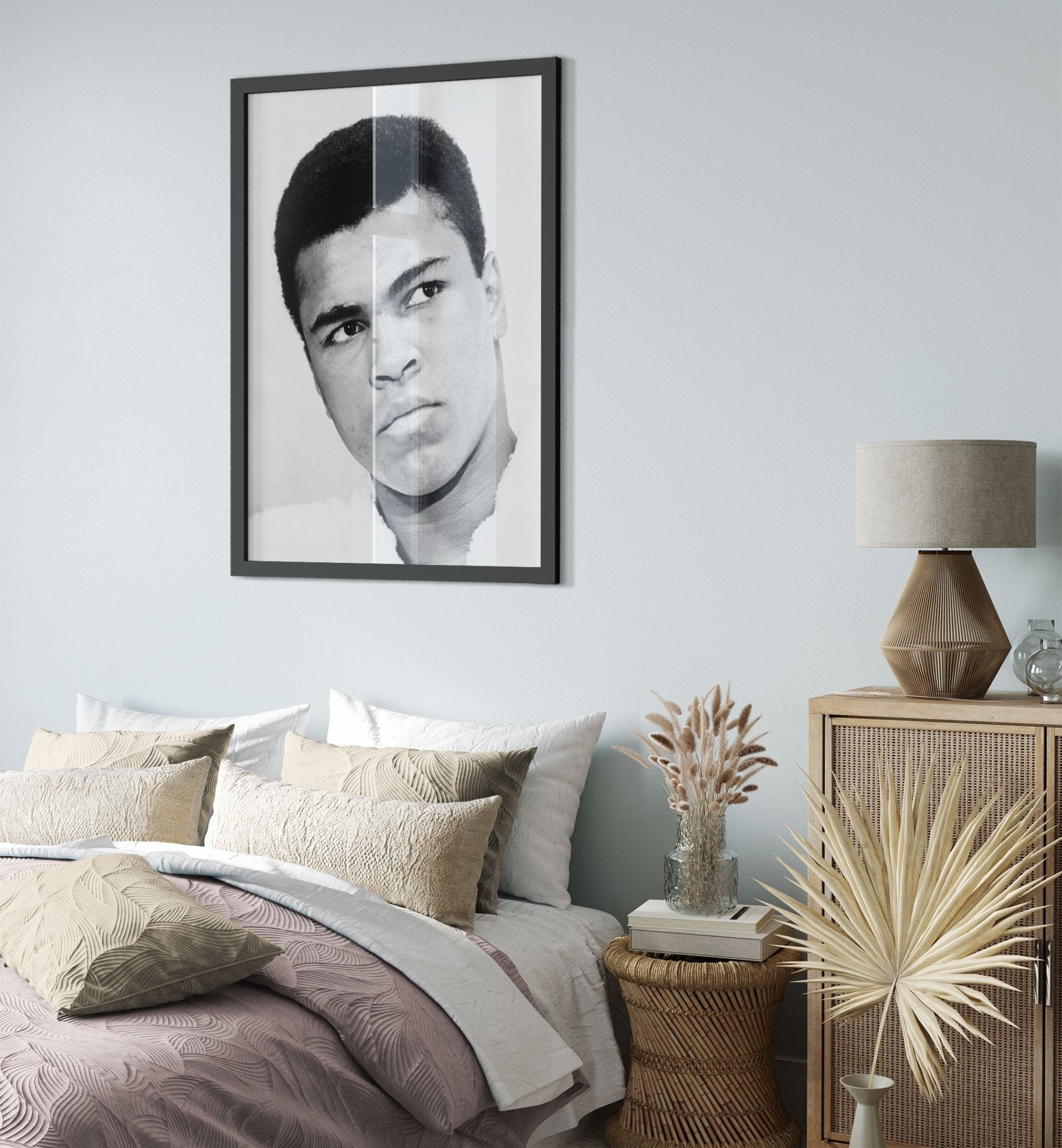 Muhammad Ali Framed, 1967 Aged 25, Vintage Photo - Iconic Muhammad Ali Framed Print - Boxing Legend - WallArtPrints4U