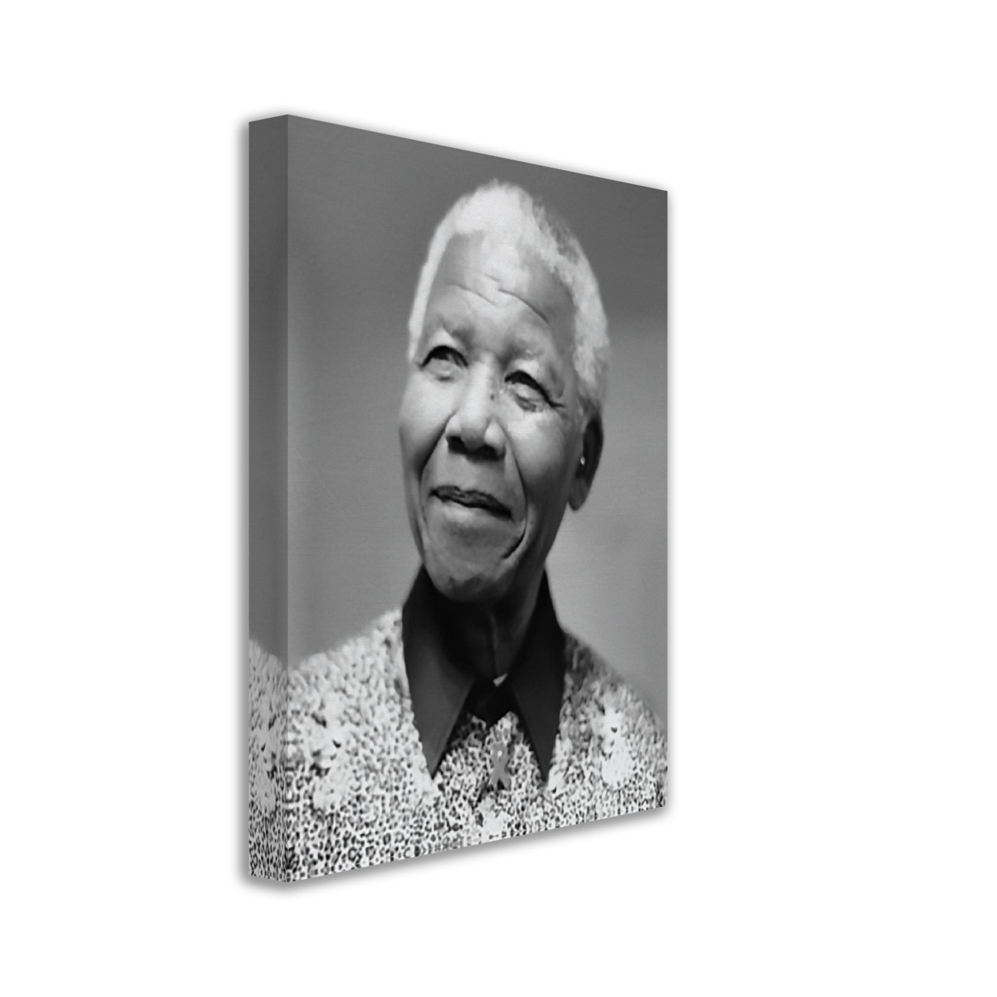 Nelson Mandela Canvas, Lifelong Apatheid Opponent, Vintage Photo - Iconic Nelson Mandela Canvas Print - Anc Leader - WallArtPrints4U