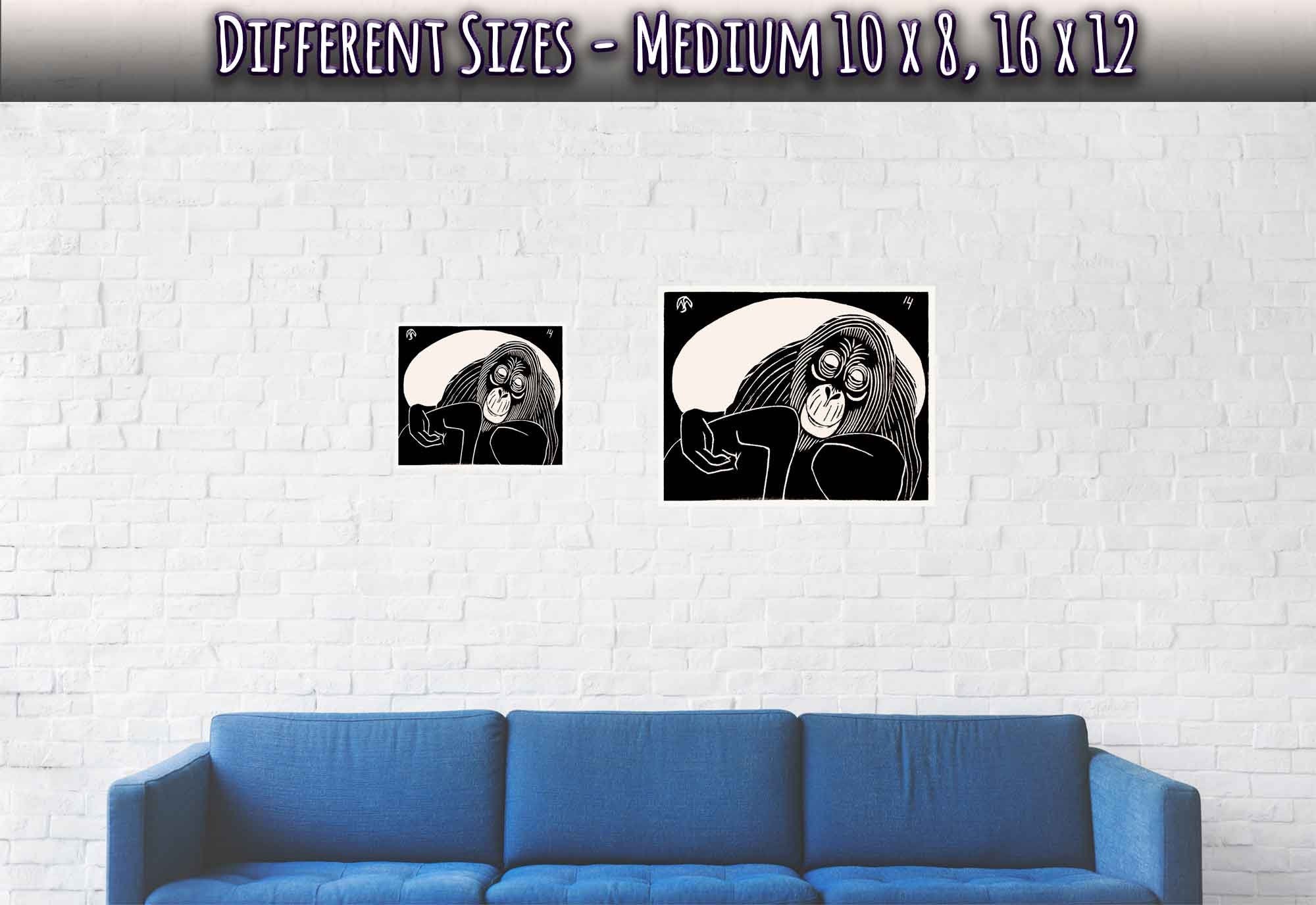 Orangutan Print, Samuel Jessurun Halocast Victim, Orangutan Poster - WallArtPrints4U