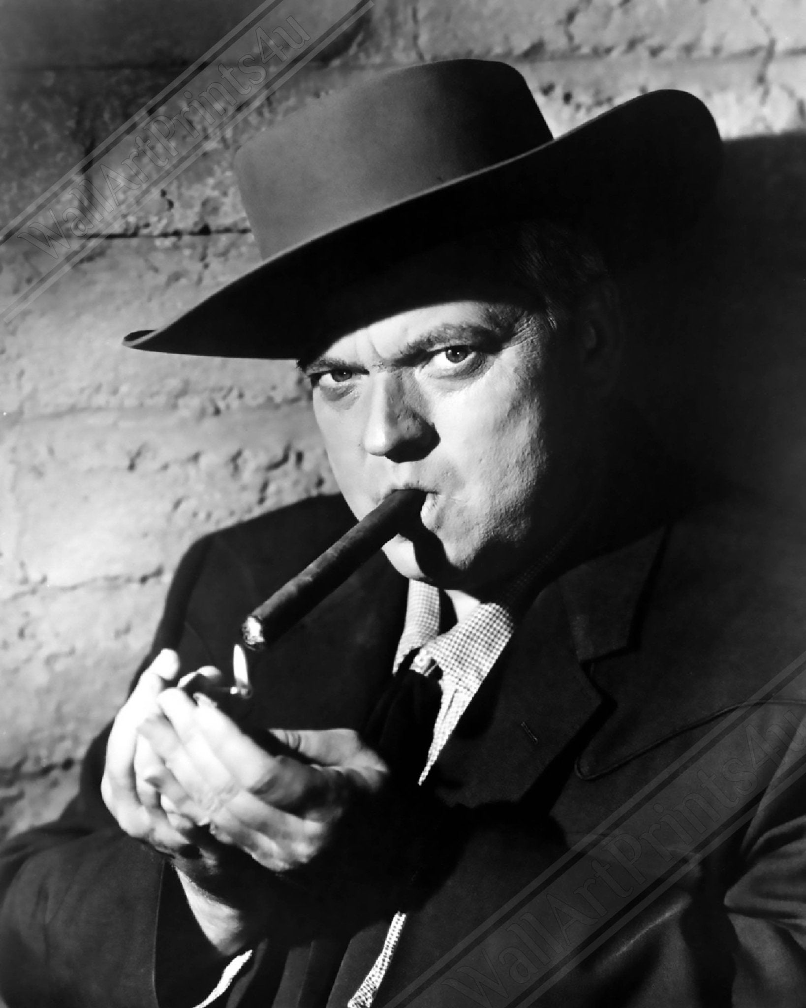 Orson Welles Canvas, Greatest Director All Time, Vintage Photo, Orson Welles Canvas Print, Silver Screen Star - WallArtPrints4U