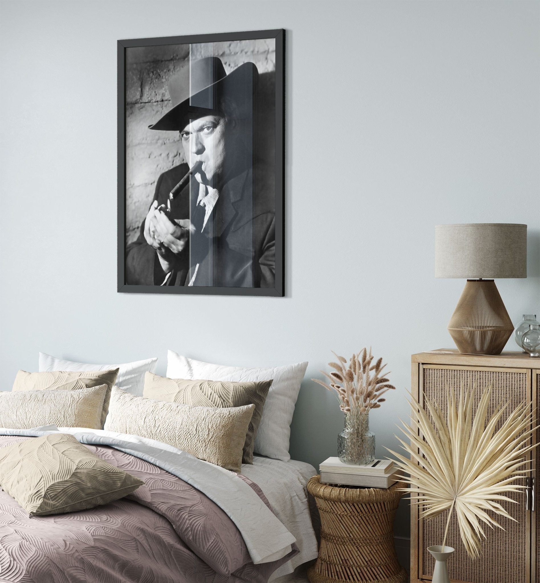 Orson Welles Framed, Greatest Director All Time, Vintage Photo, Orson Welles Framed Print, Silver Screen Star UK, EU USA Domestic Shipping - WallArtPrints4U