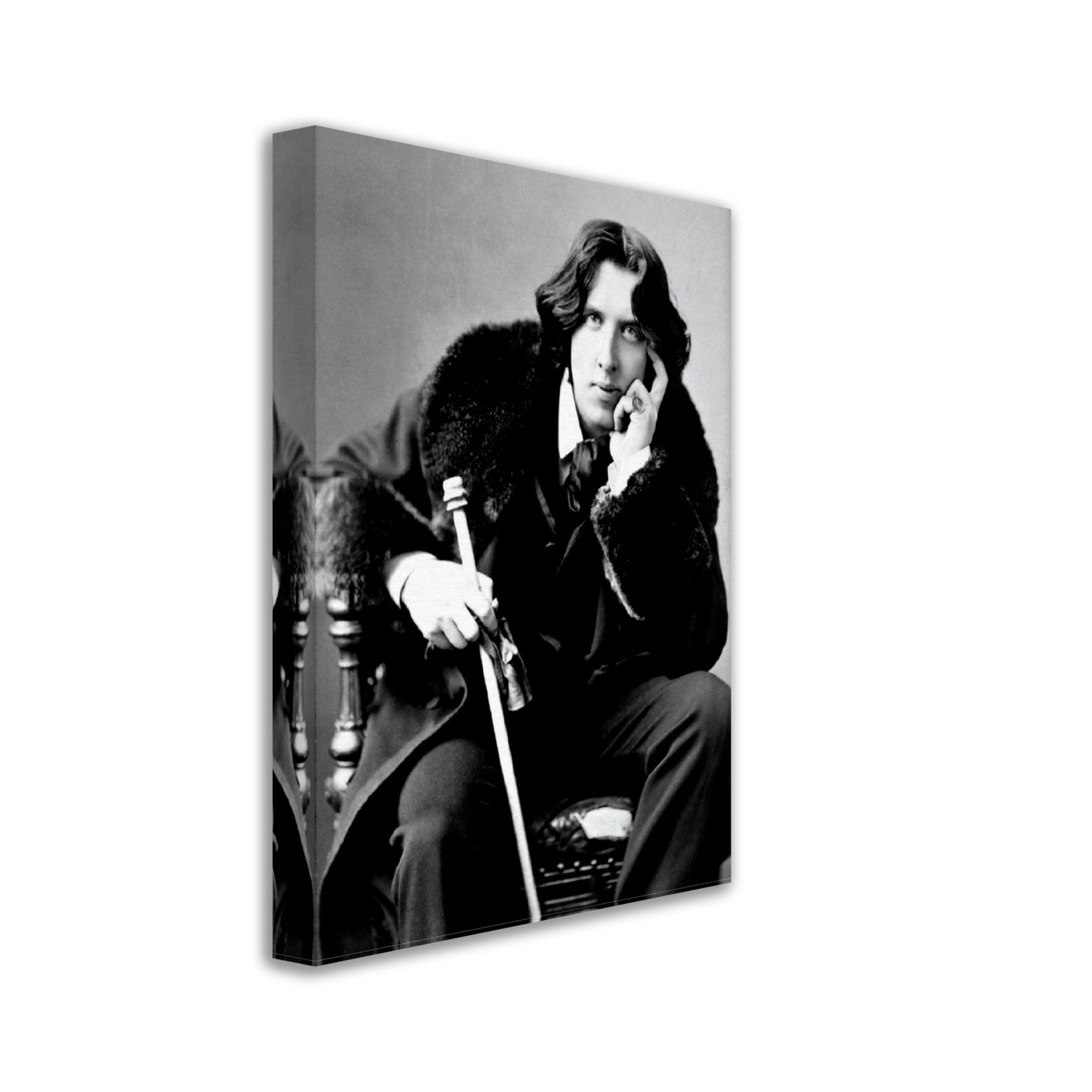Oscar Wilde Canvas, Irish Poet Vintage Photo, Oscar Wilde Canvas Print - WallArtPrints4U