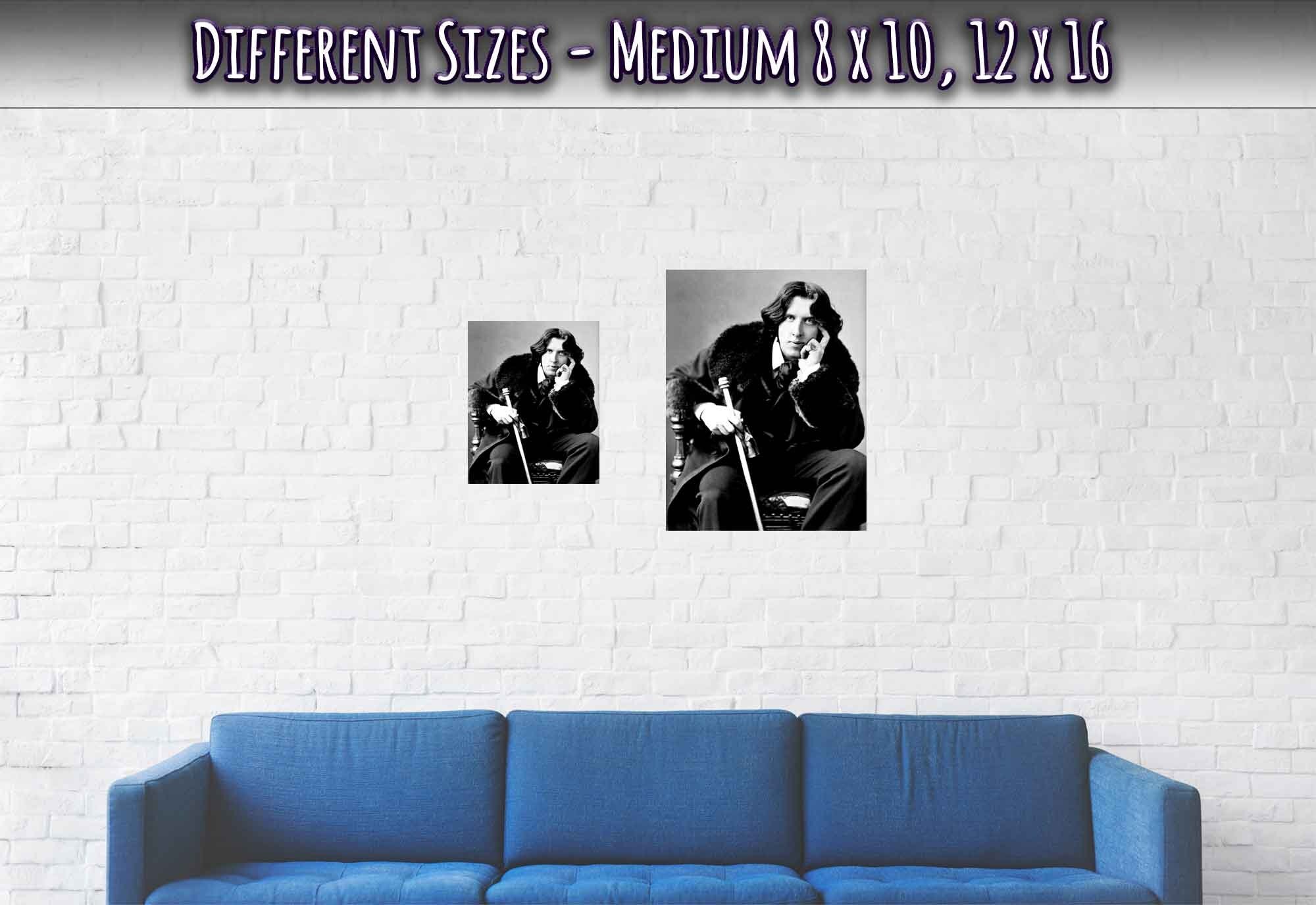 Oscar Wilde Poster, Irish Poet Vintage Photo, Oscar Wilde Print - WallArtPrints4U