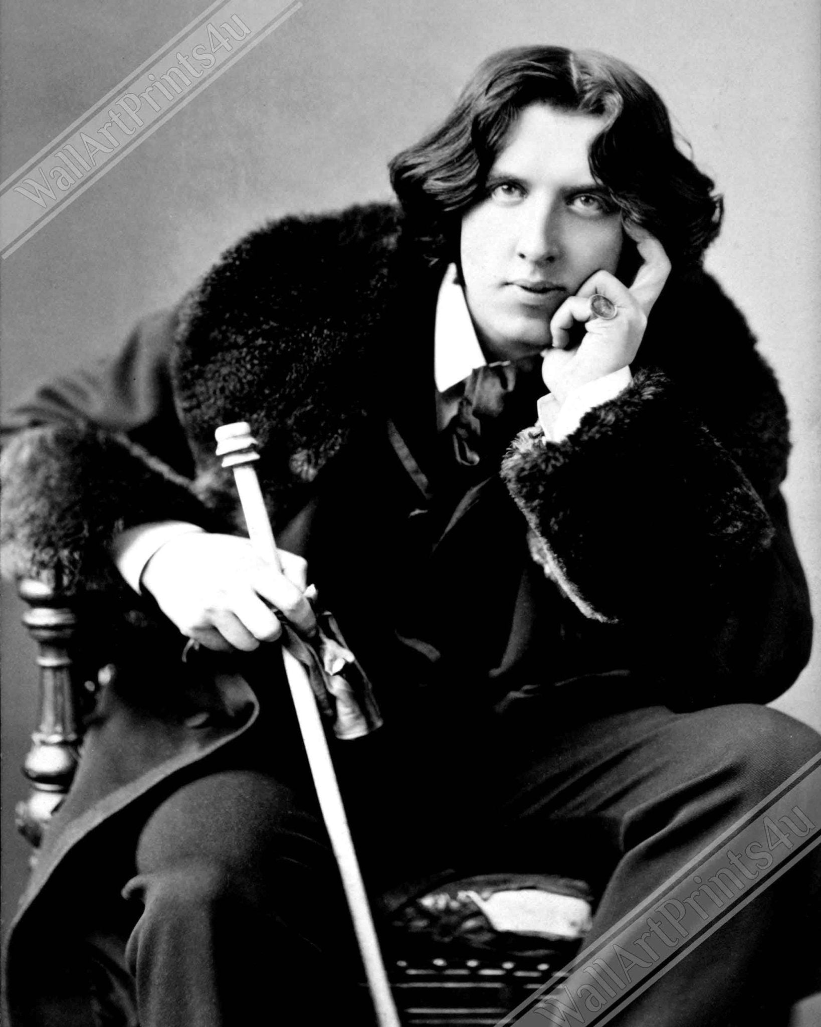 Oscar Wilde Poster, Irish Poet Vintage Photo, Oscar Wilde Print - WallArtPrints4U