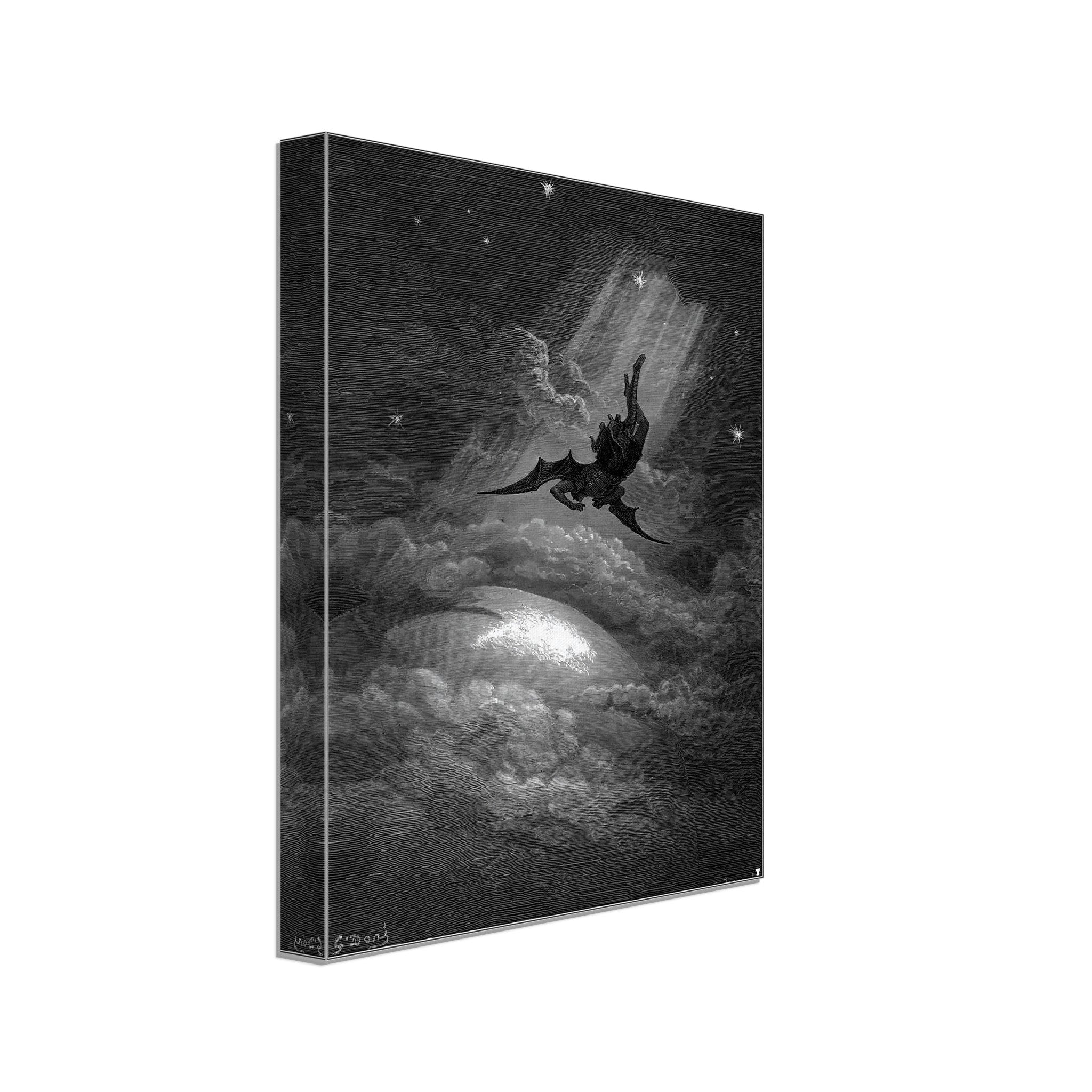 Paradise Lost Canvas - Gustav Dore Canvas - Paradise Lost Illustration Canvas Print - WallArtPrints4U