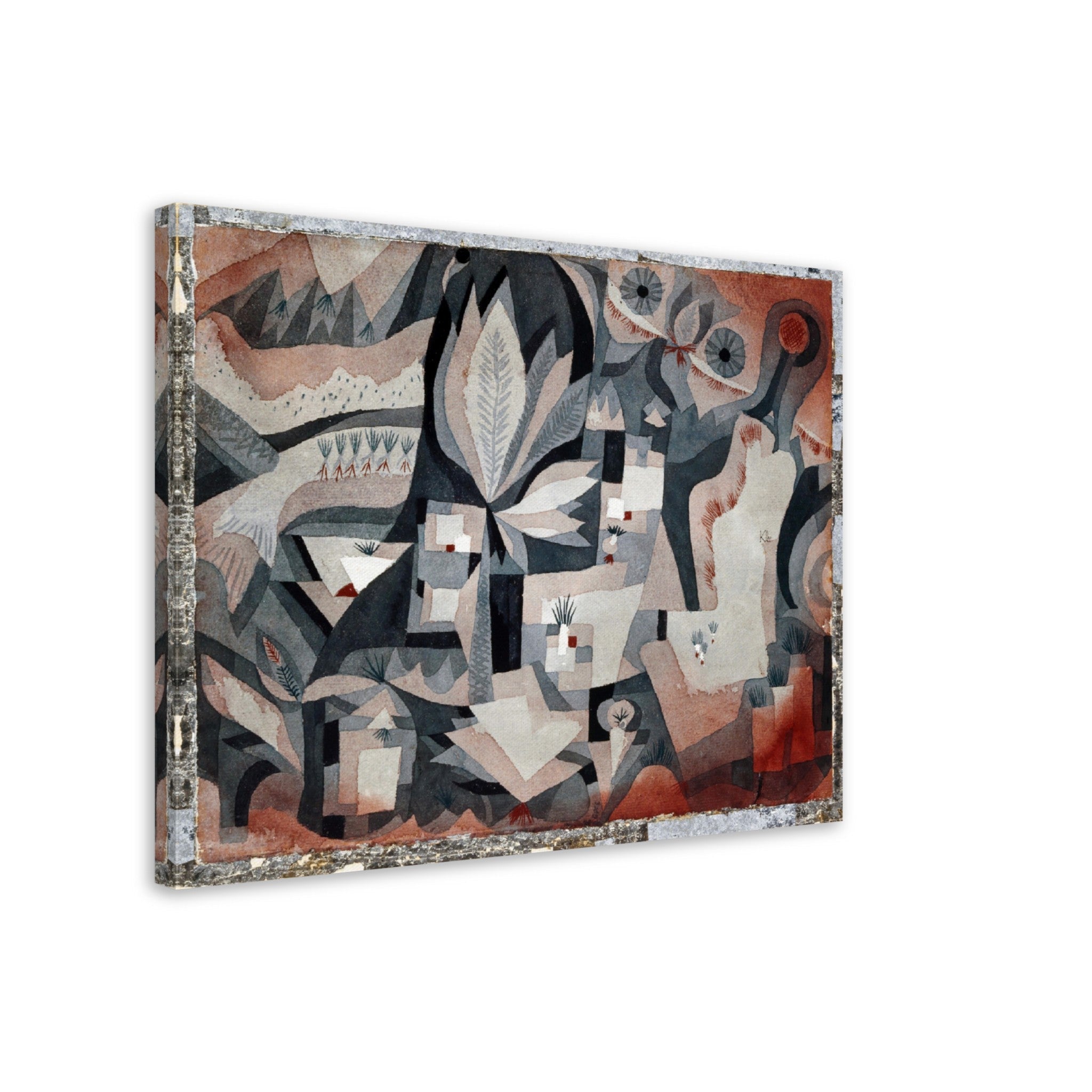 Paul Klee Dry Cooler Canvas Print, Abstract Art Canvas, Paul Klee Canvass - WallArtPrints4U