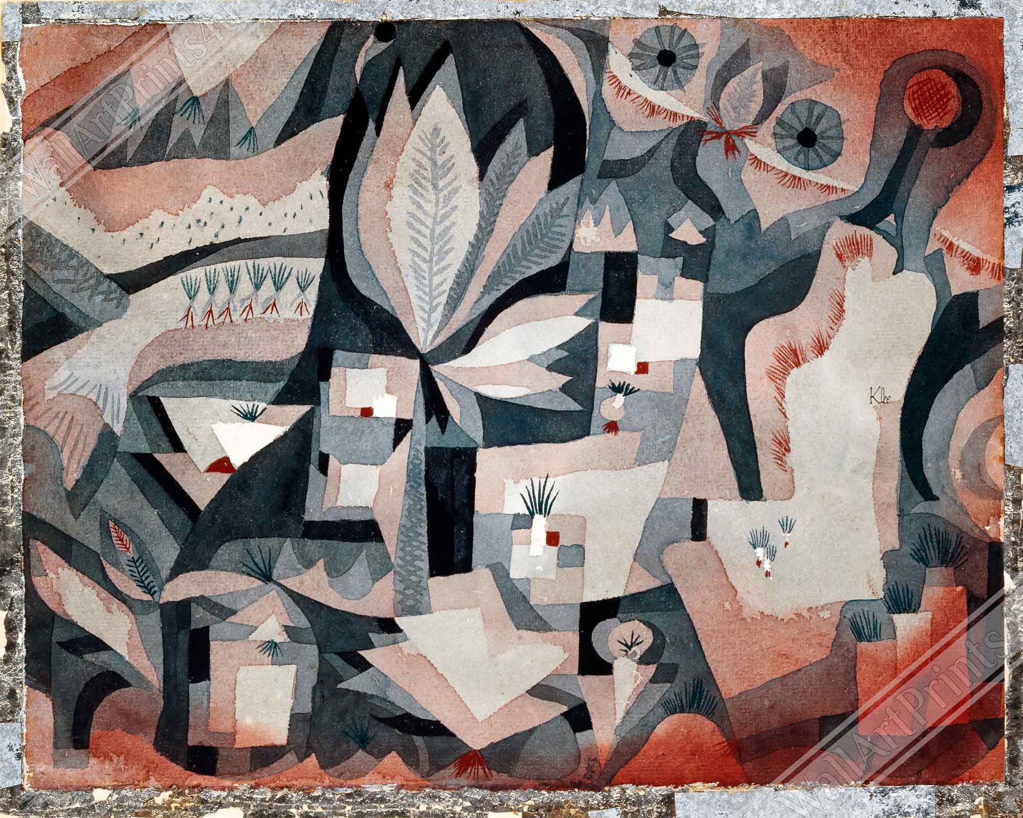 Paul Klee Dry Cooler Canvas Print, Abstract Art Canvas, Paul Klee Canvass - WallArtPrints4U