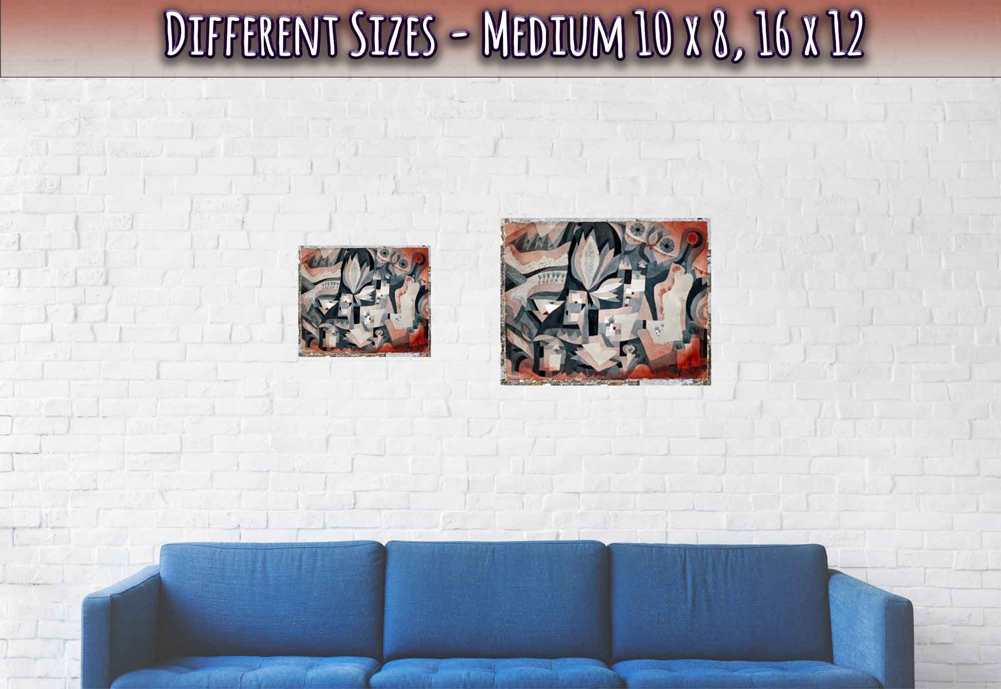 Paul Klee Dry Cooler Poster, Abstract Art Print, Paul Klee Prints - WallArtPrints4U