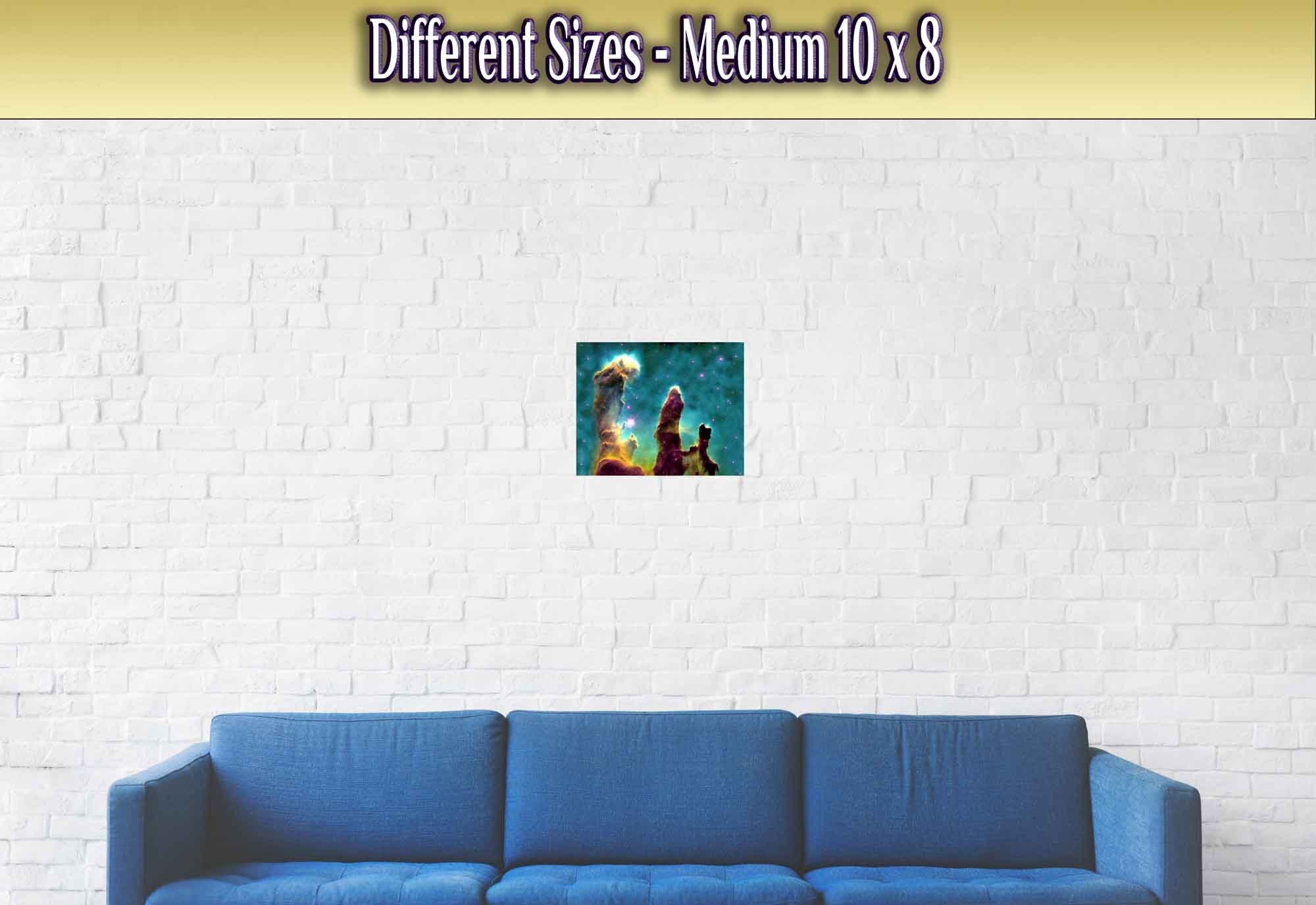 Pillars Of Creation Poster, Famous Nasa Photo Print From 1995, Eagle Nebula - WallArtPrints4U