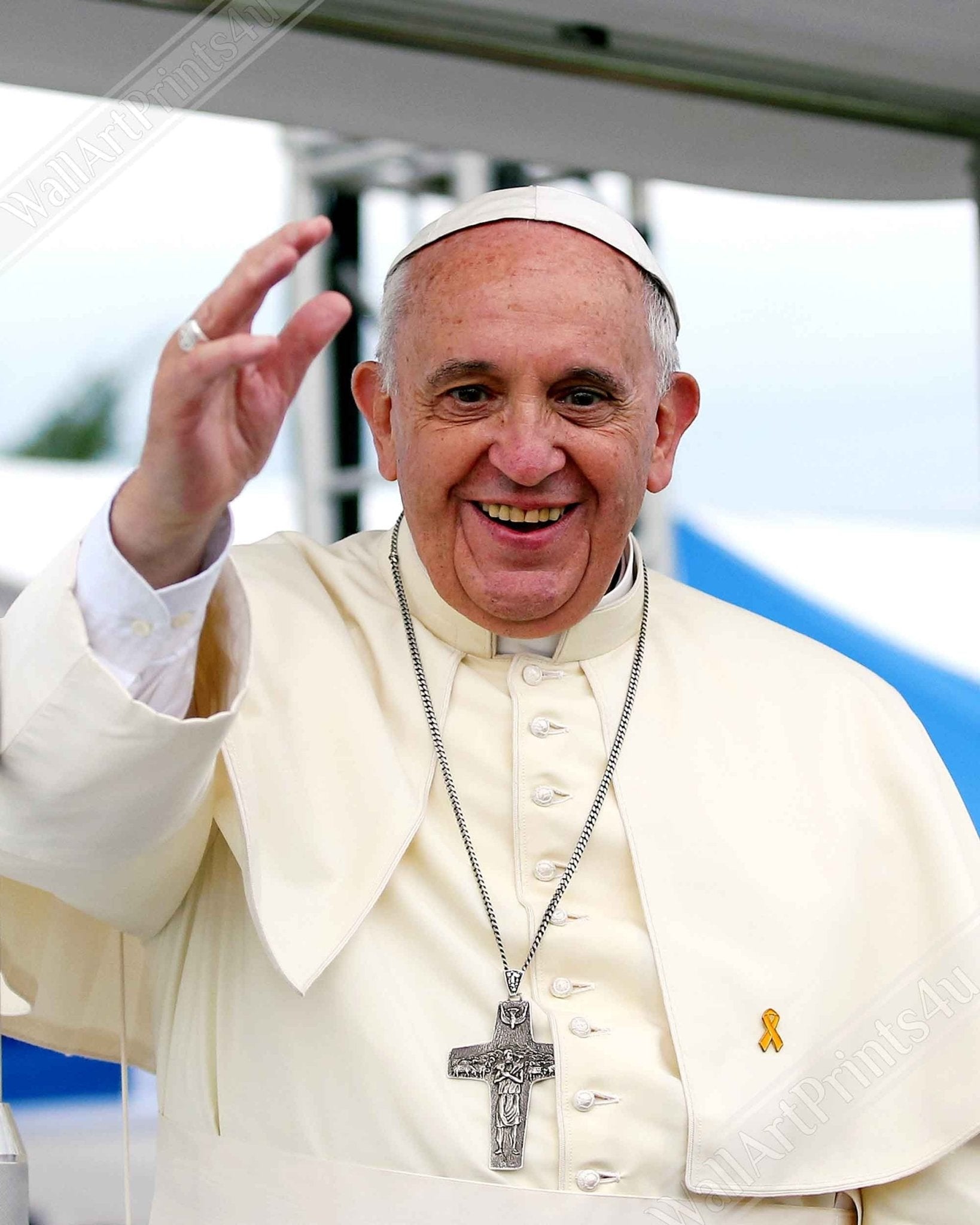 Pope Francis Framed, Jorge Mario Bergoglio - Pope Francis Framed Print - WallArtPrints4U