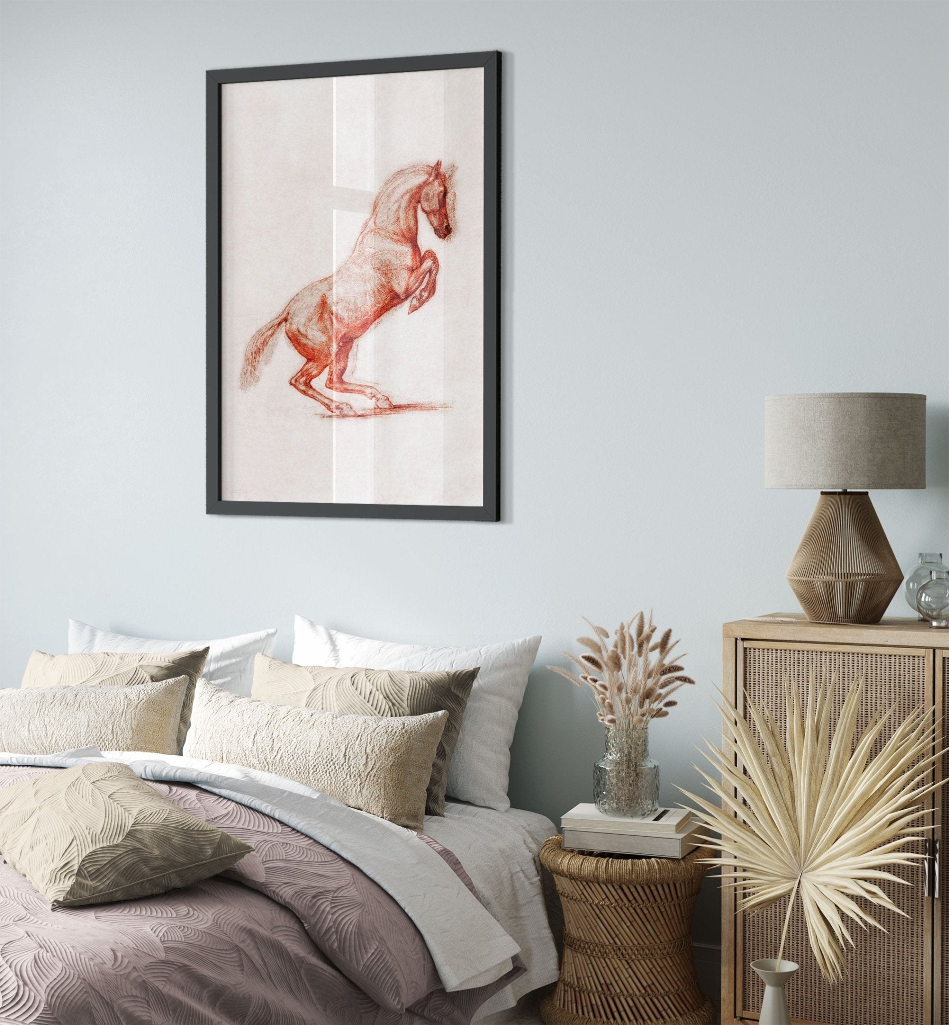 Prancing Horse Framed, Vintage Prancing Horse Art - Vintage Prancing Pony Framed Print UK, EU USA Domestic Shipping - WallArtPrints4U