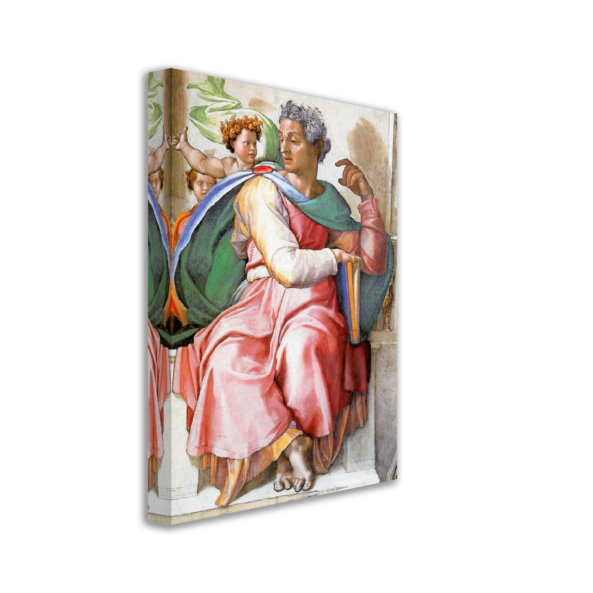 Prophet Isaiah Canvas, Michelangelo Canvas Art - Prophet Isaiah Canvas Print - WallArtPrints4U