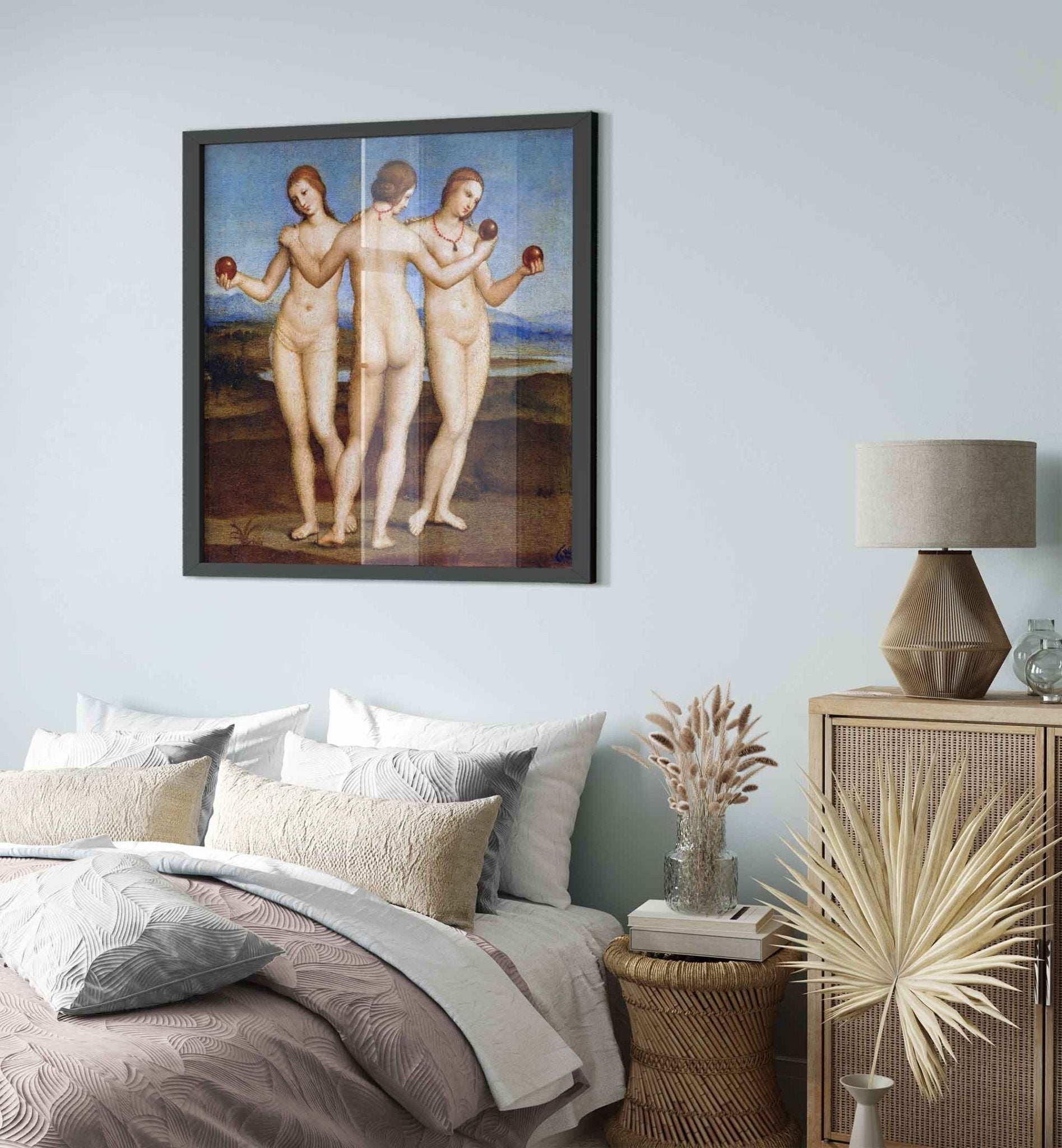 Raphael Framed Print The 3 Graces Framed - WallArtPrints4U