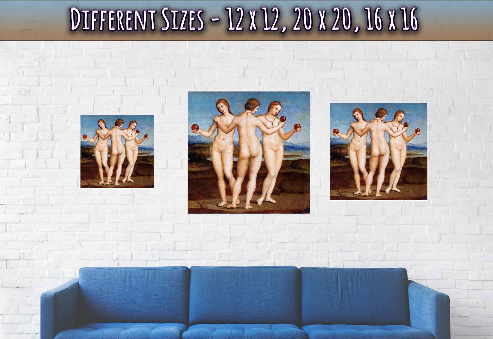 Raphael Poster Print The 3 Graces Poster - WallArtPrints4U