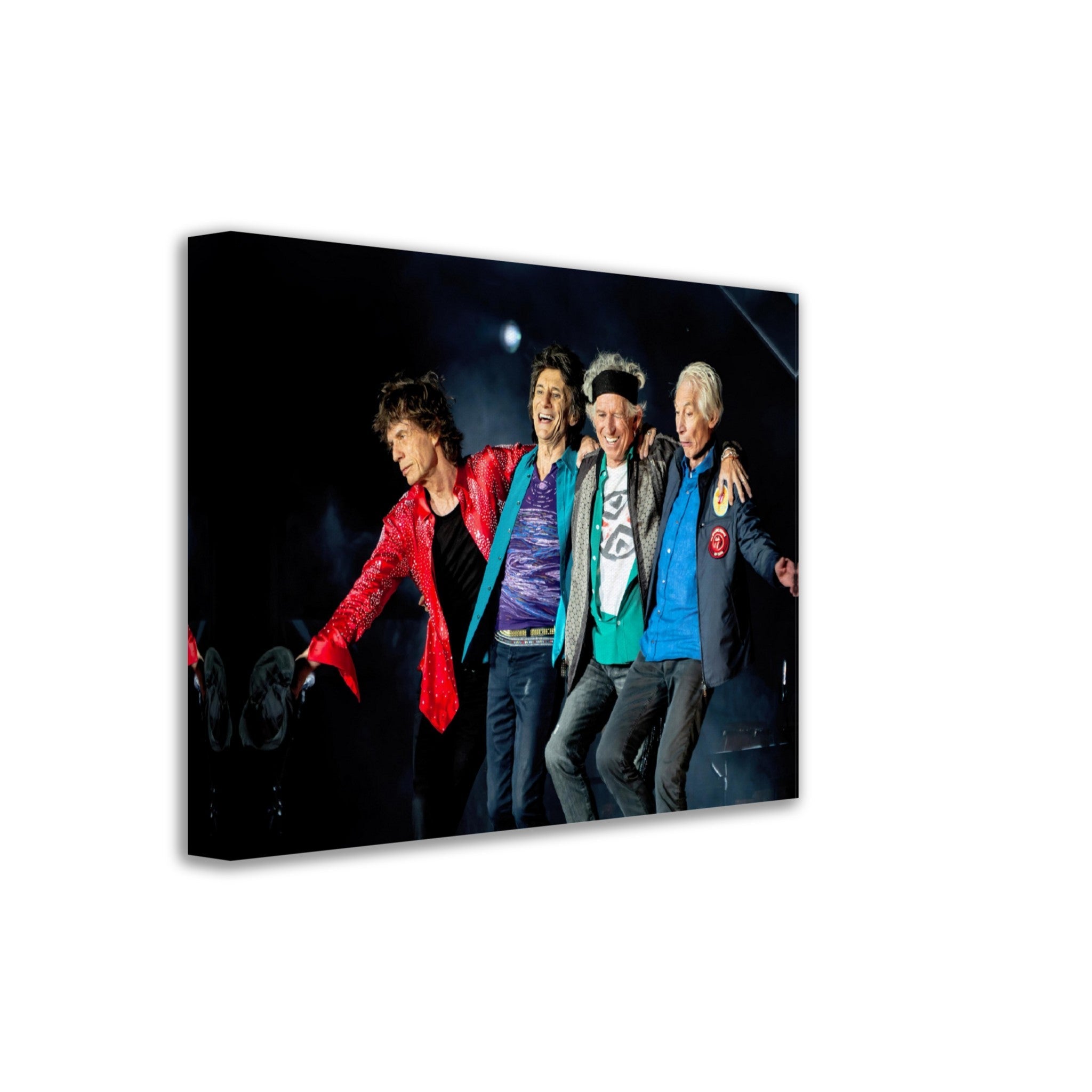 Rolling Stones Canvas, Mick Jagger, Vintage Photo Canvas Print - Rolling Stones Band Canvas Print - WallArtPrints4U