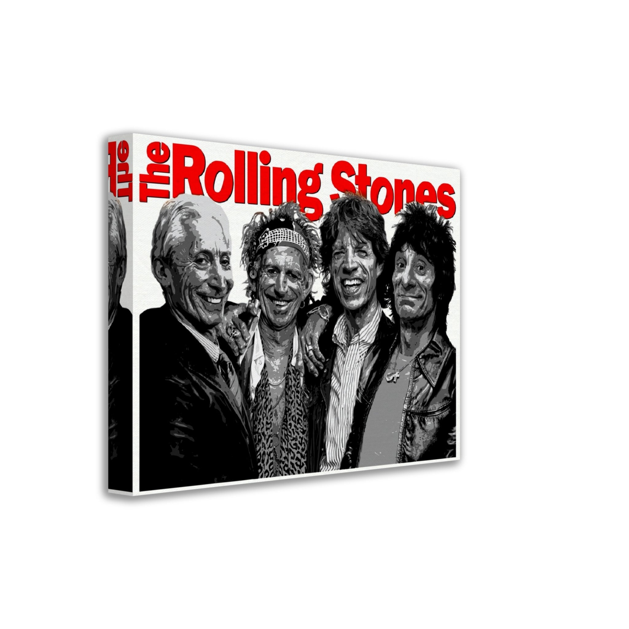 Rolling Stones Canvas, Vintage Photo Canvas Print - Rolling Stones Band Canvas Print - WallArtPrints4U