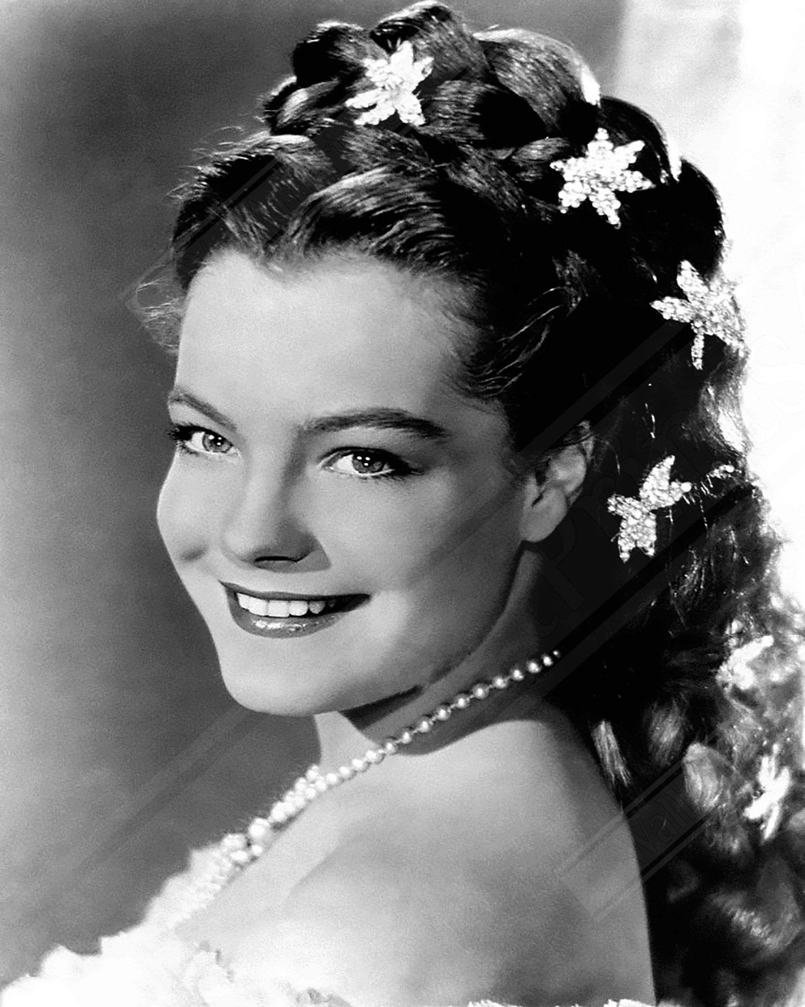 Romy Schneider Canvas, Sissi Trilogy, Vintage Photo, Romy Schneider Canvas Print, Hollywood Silver Screen Star - WallArtPrints4U