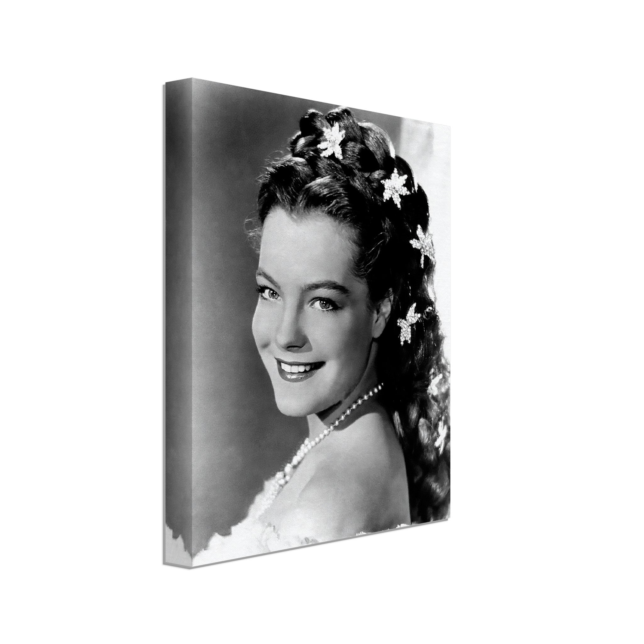 Romy Schneider Canvas, Sissi Trilogy, Vintage Photo, Romy Schneider Canvas Print, Hollywood Silver Screen Star - WallArtPrints4U