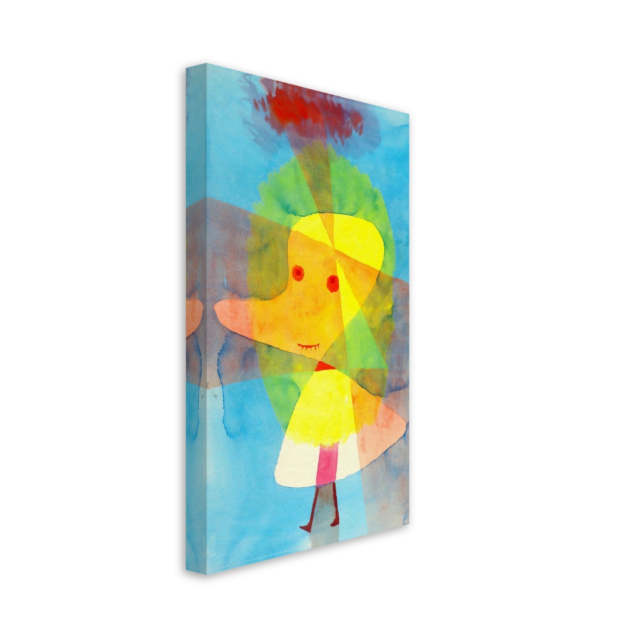 Rubber Duck Canvas Print, Paul Klee Small Garden Ghost Canvas, Paul Klee Canvass Abstract Art - WallArtPrints4U