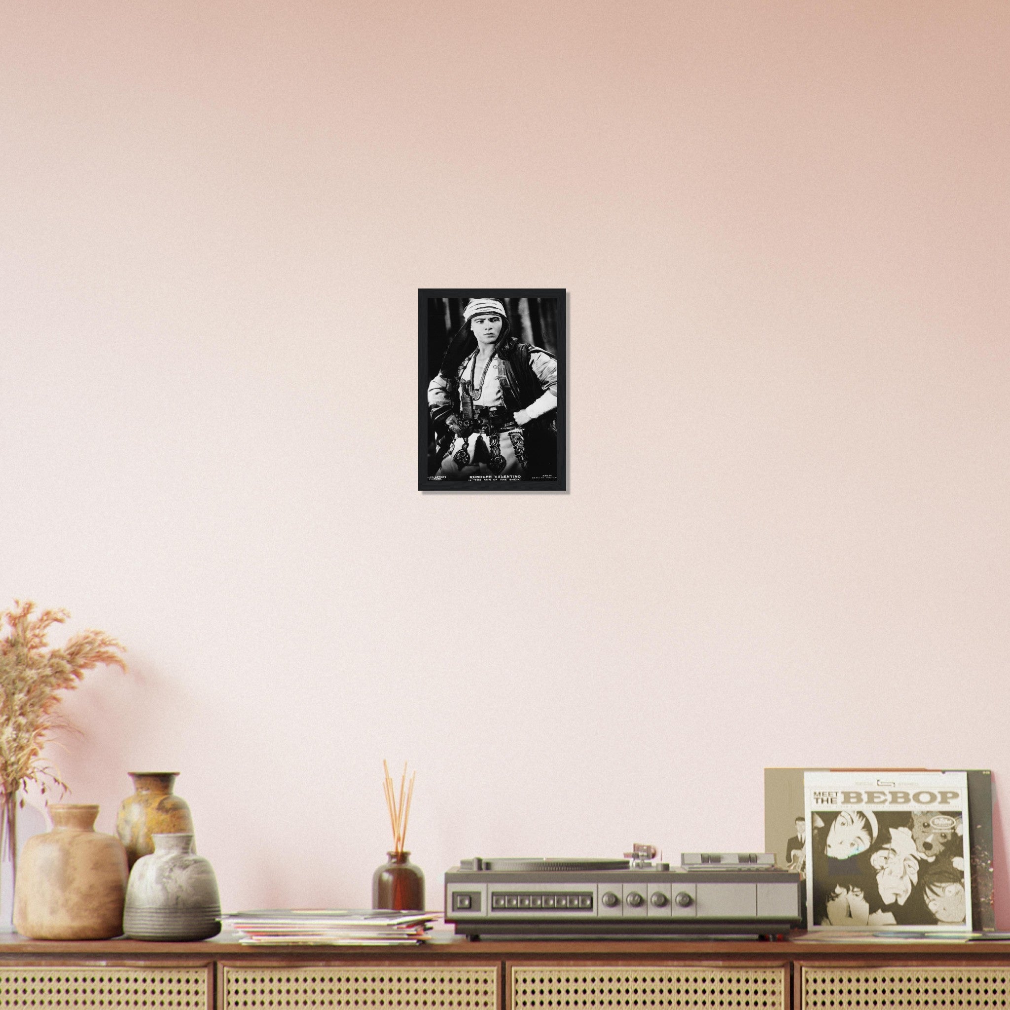 Rudolph Valentino Framed, Latin Lover Silent Film, Vintage Photo, Rudolph Valentino Framed Print, Silver Screen Star - WallArtPrints4U