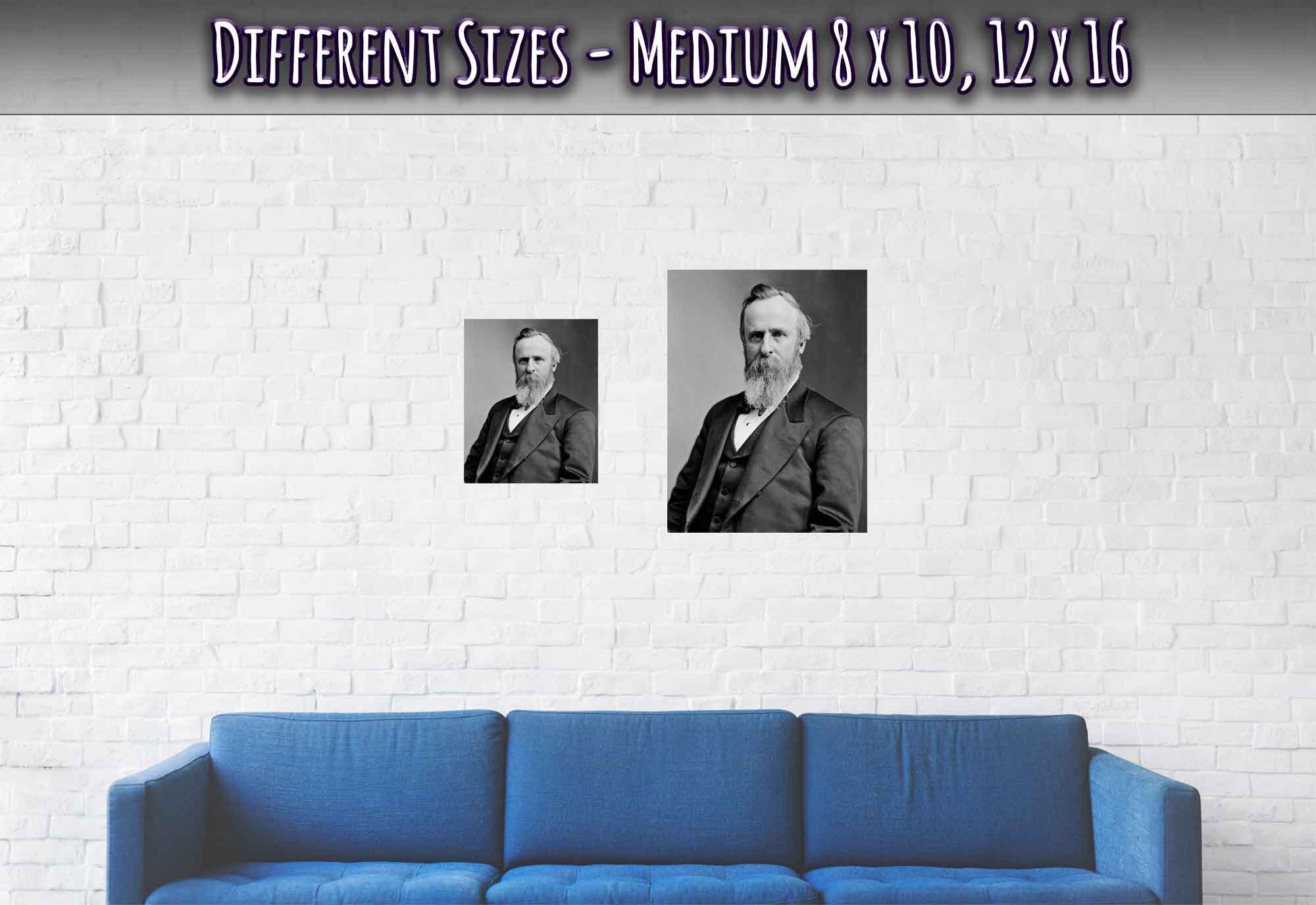 Rutherford Hayes Poster, 19th President Of Usa, Vintage Photo Portrait - Rutherford Hayes Print - WallArtPrints4U