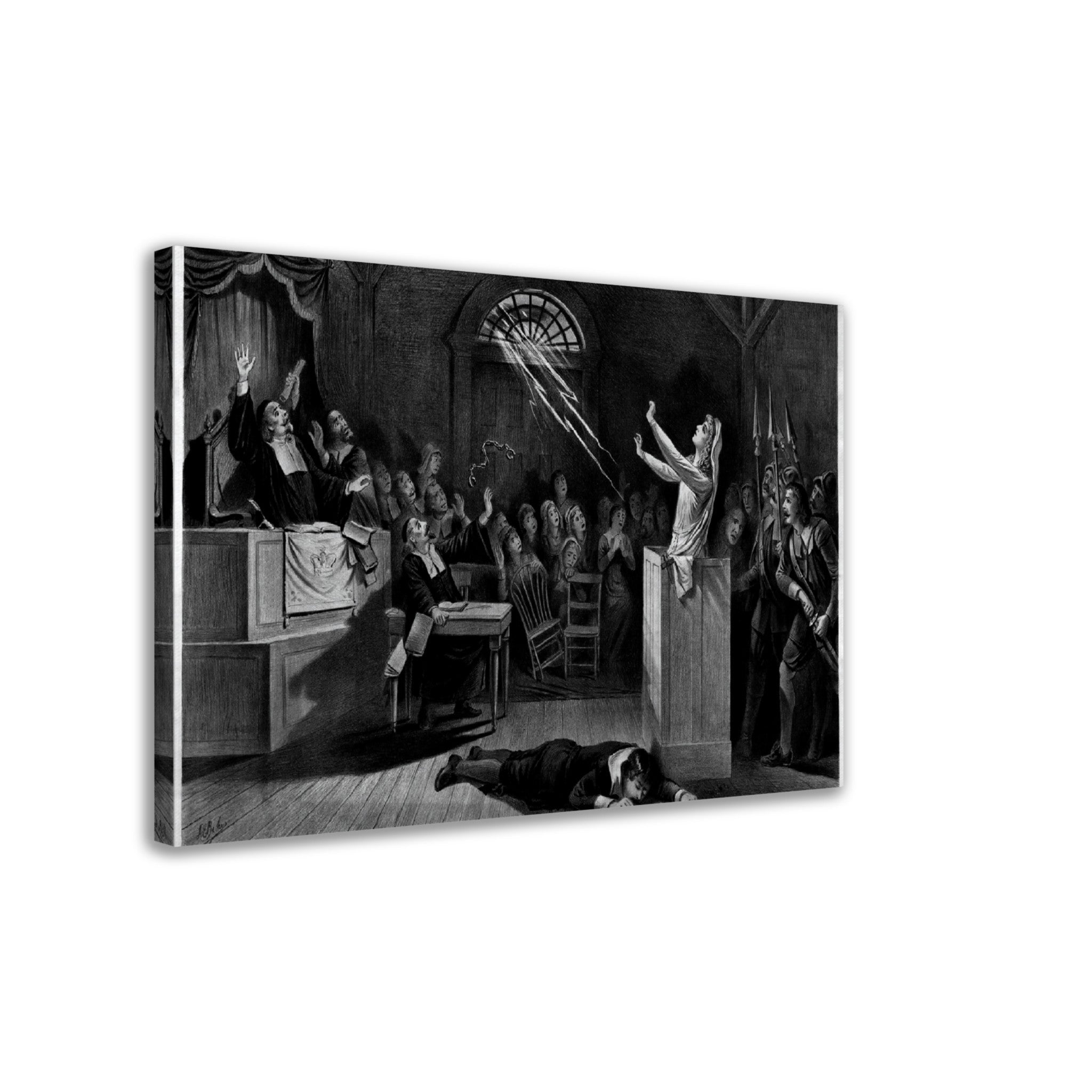 Salem Witch Trials Canvas Salem Witch Trials Canvas Print - Witchcraft Canvas - WallArtPrints4U