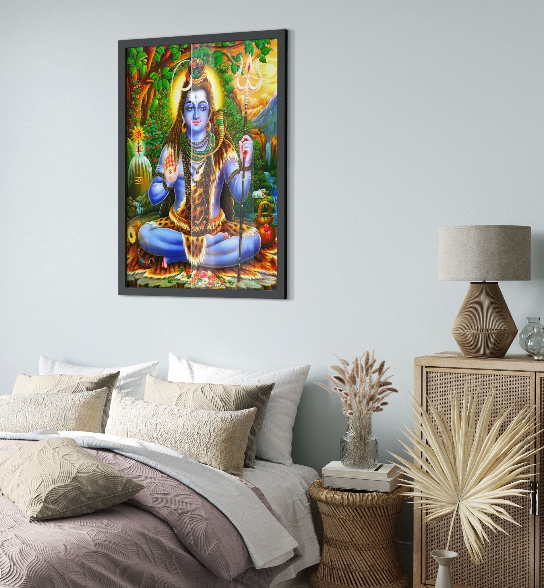 Shiva Framed Print, Hindu God Divine Energy, Dance, Destruction - Shiva Print - Supreme Being For Shiva Meditation - WallArtPrints4U