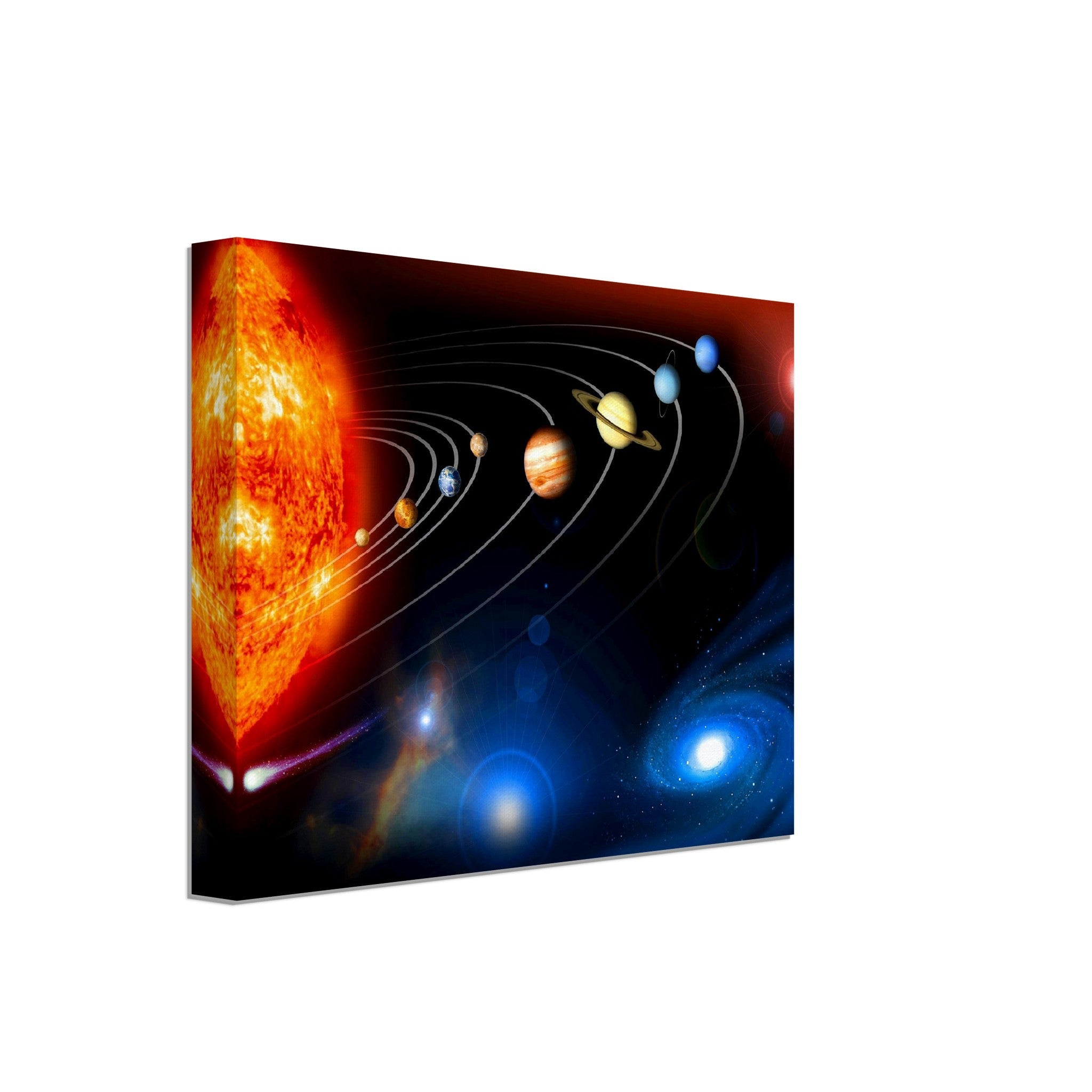Solar System Canvas Nasa Canvas Of The Planets Solar System Canvas Print - WallArtPrints4U