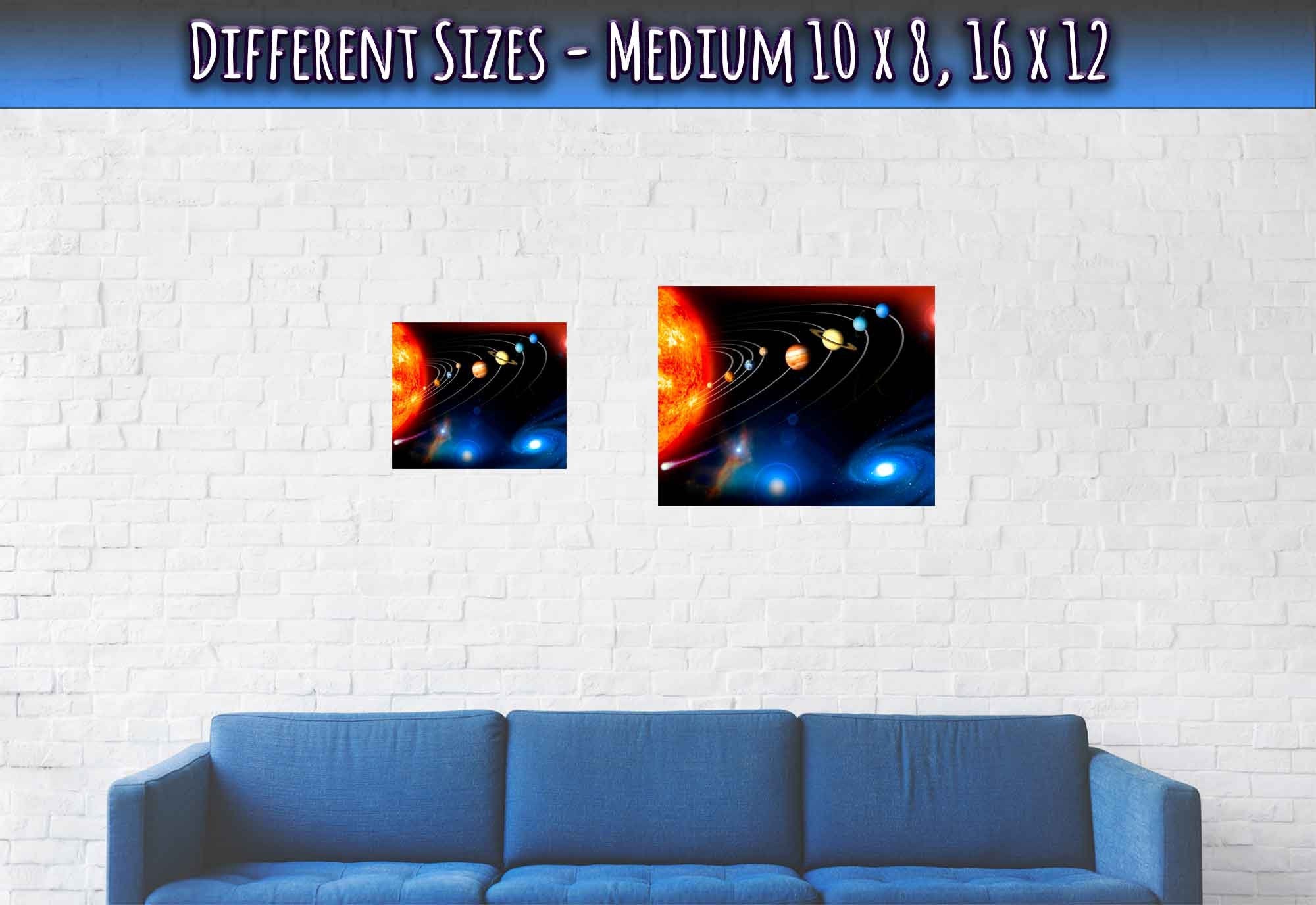 Solar System Poster Nasa Poster Of The Planets Solar System Print - WallArtPrints4U