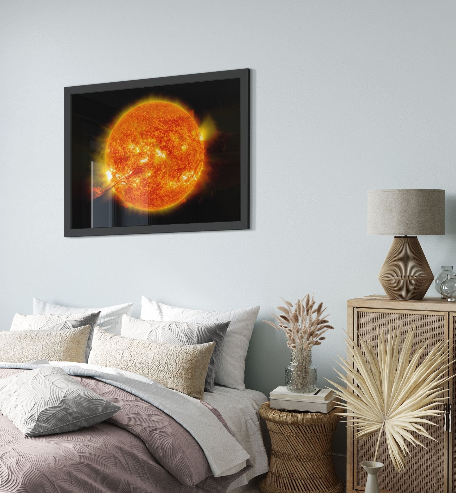 Sun Framed Print - Nasa Sun Eruption 2012 - Framed Of The Sun With Coronal Mass Ejection - WallArtPrints4U