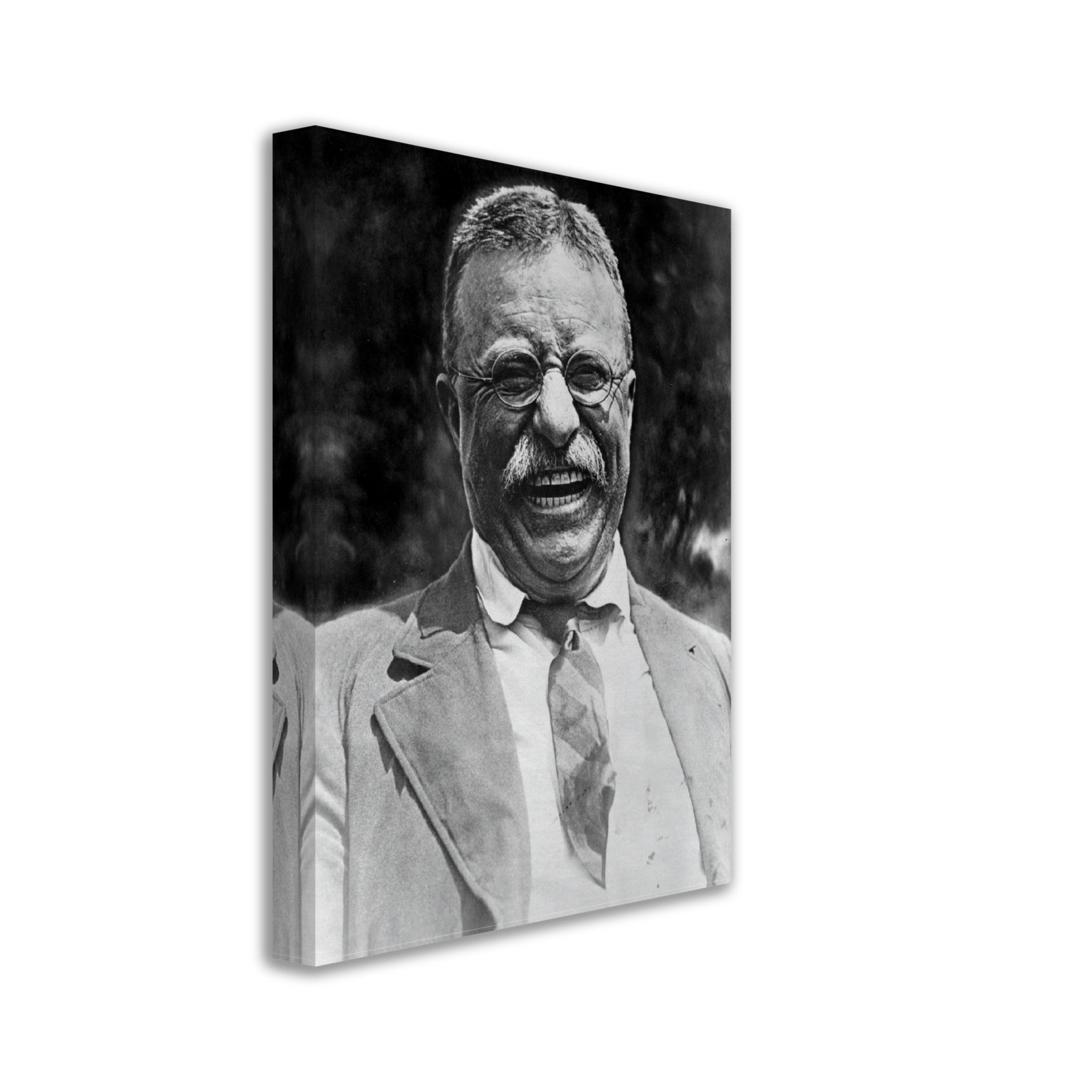 Teddy Roosevelt Canvas, Father Of The Teddy Bear, Vintage Photo Theodore Roosevelt Canvas Print Great White Chief - WallArtPrints4U