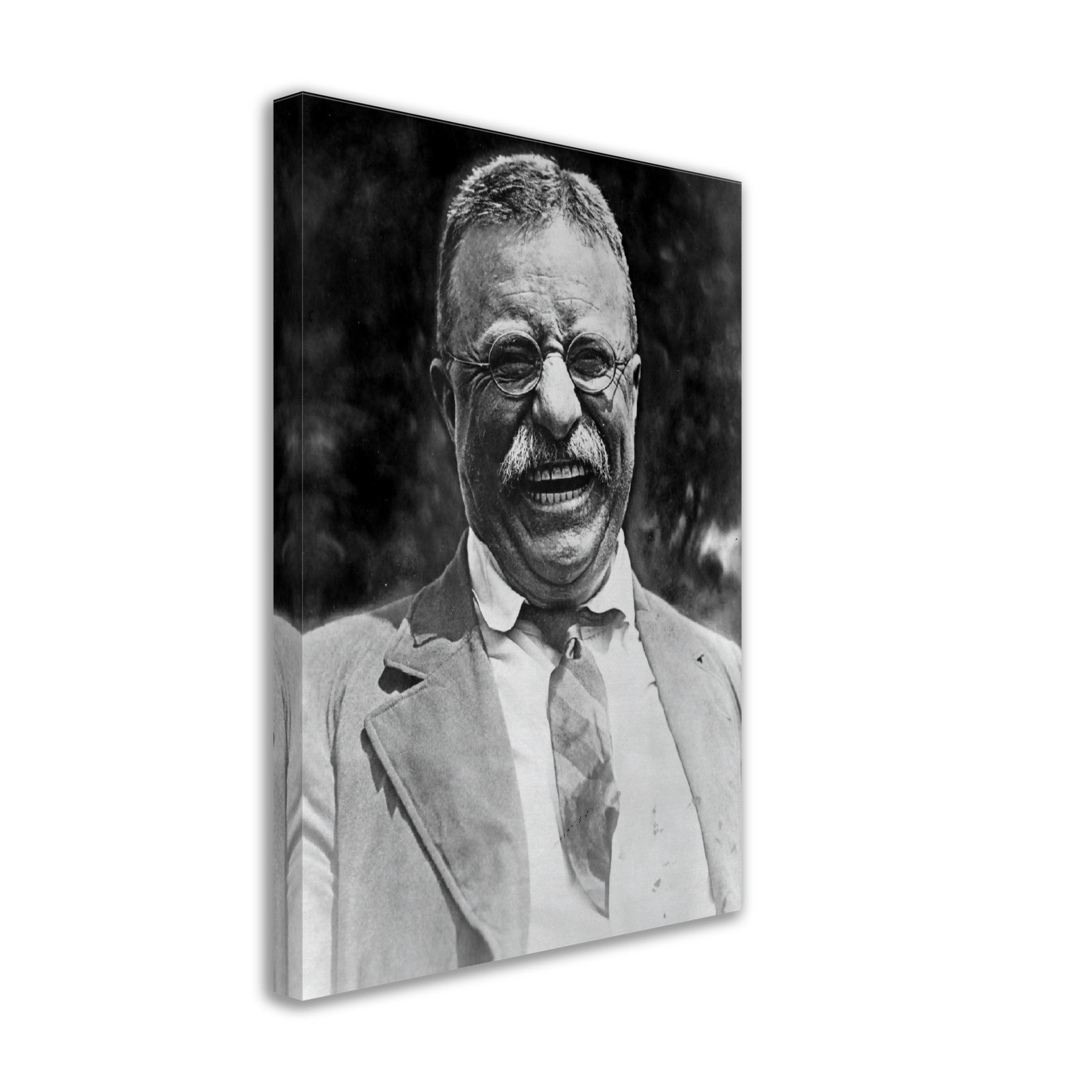 Teddy Roosevelt Canvas, Father Of The Teddy Bear, Vintage Photo Theodore Roosevelt Canvas Print Great White Chief - WallArtPrints4U