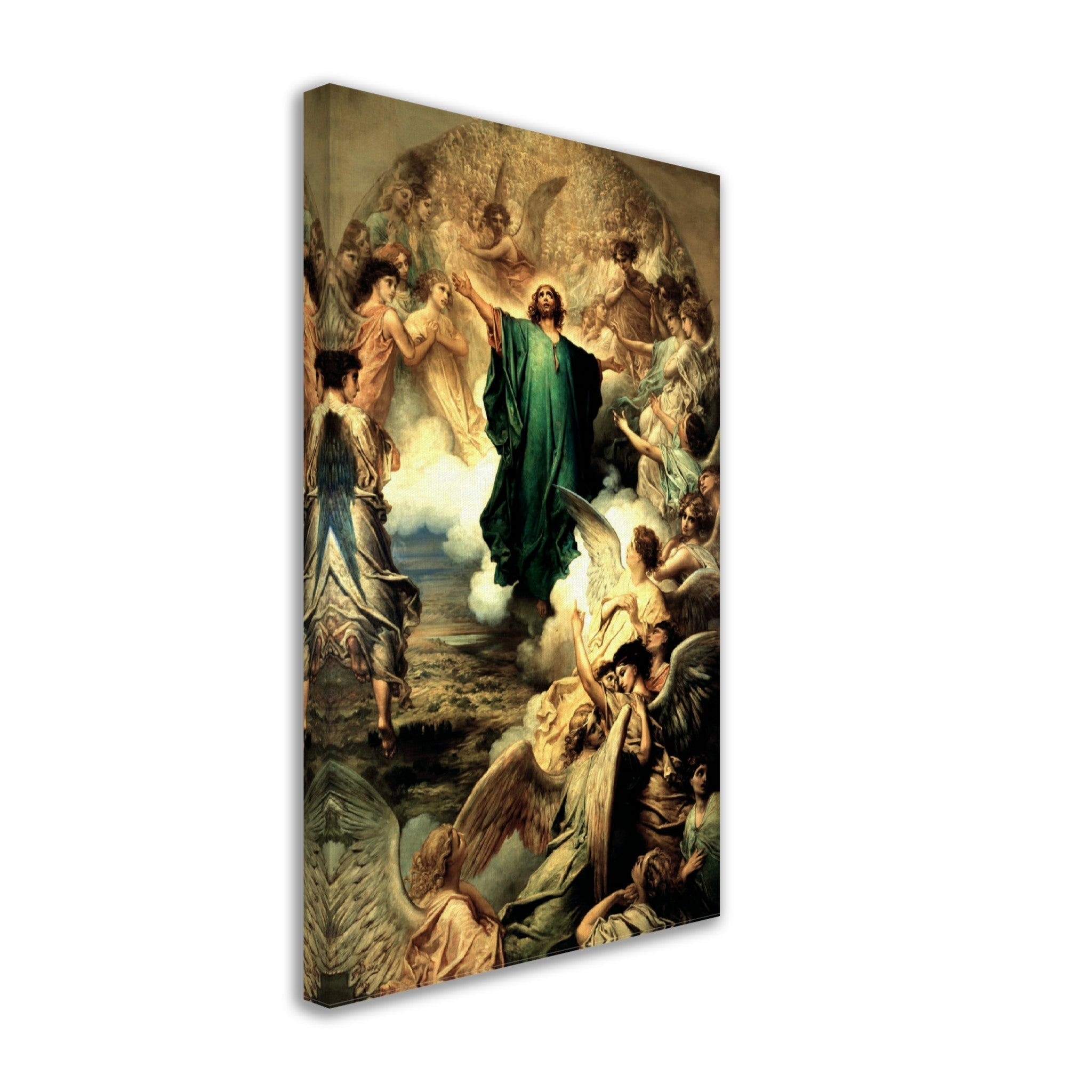 The Ascension Canvas, Christian Canvas, Gustav Dore Canvas Print - WallArtPrints4U