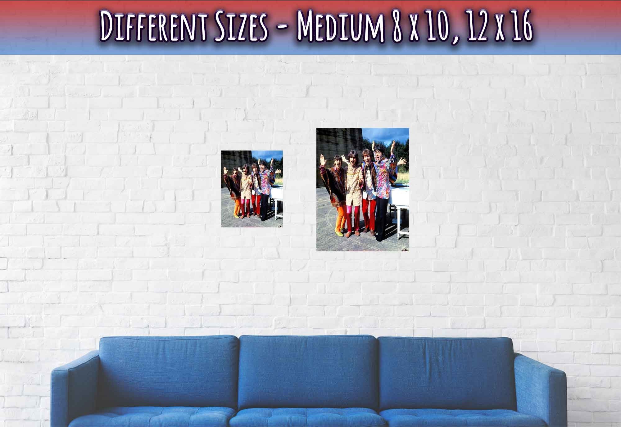 The Beatles Poster, Magical Mystery Tour, Vintage Photo Portrait - The Beatles Art Print - WallArtPrints4U