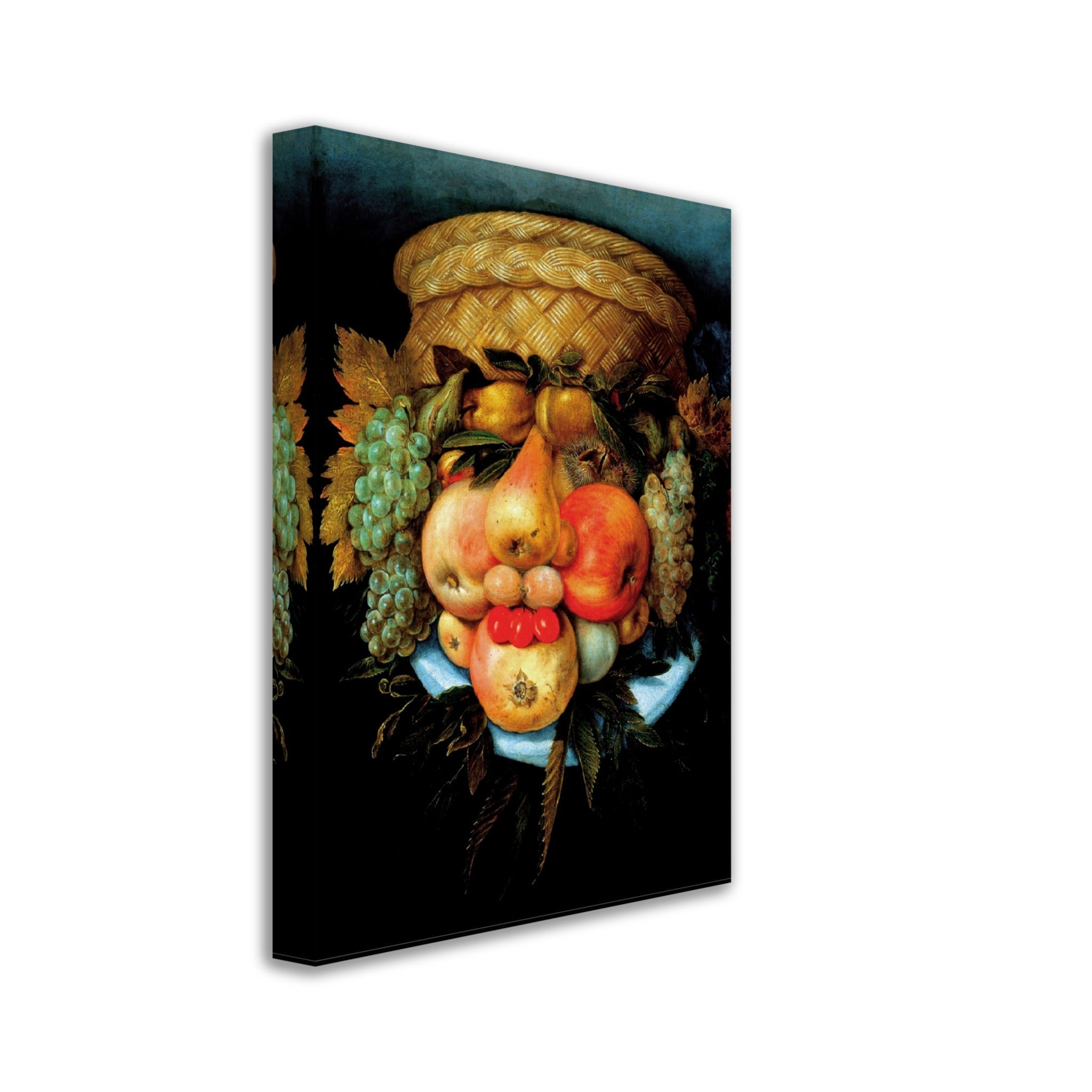 The Fruit Basket Canvas - Giuseppe Arcimboldo Canvas Print - WallArtPrints4U