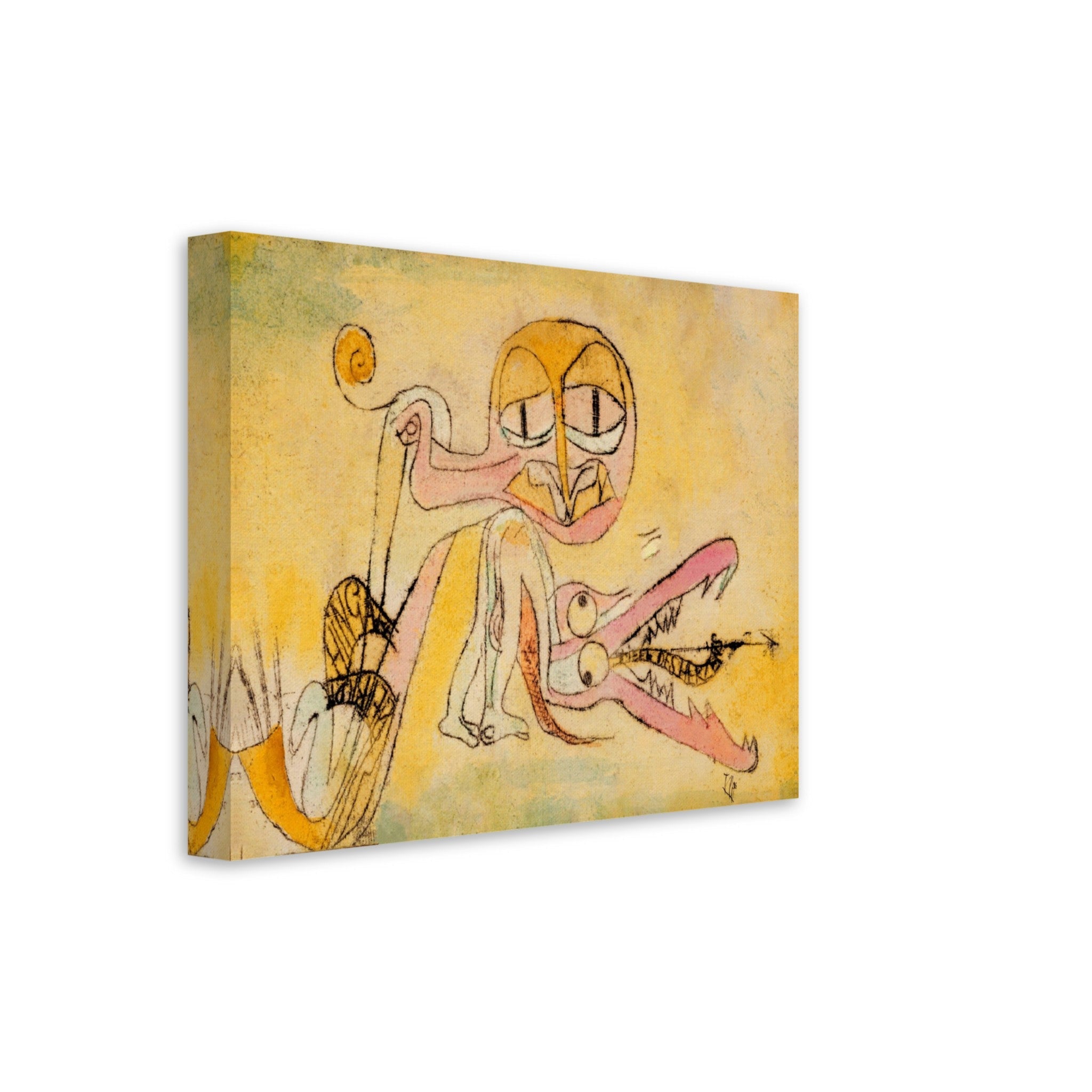 The Hypocrites Canvas Print, Abstract Art Canvas, Paul Klee, The Hypocrites Canvas - WallArtPrints4U