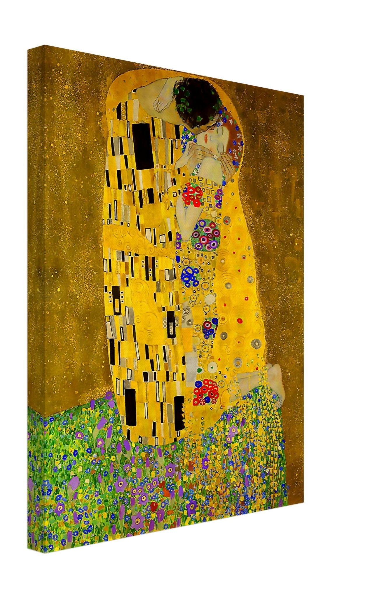 The Kiss Canvas Print, Gustav Klimt - The Kiss Print 1907 - WallArtPrints4U
