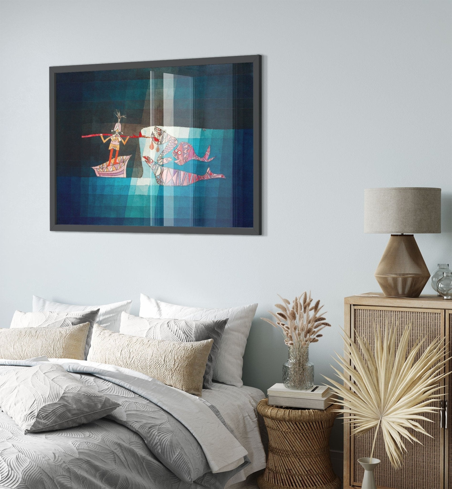 The Seafarer Framed Print, Paul Klee Frameds Abstract Seafarer Art - WallArtPrints4U