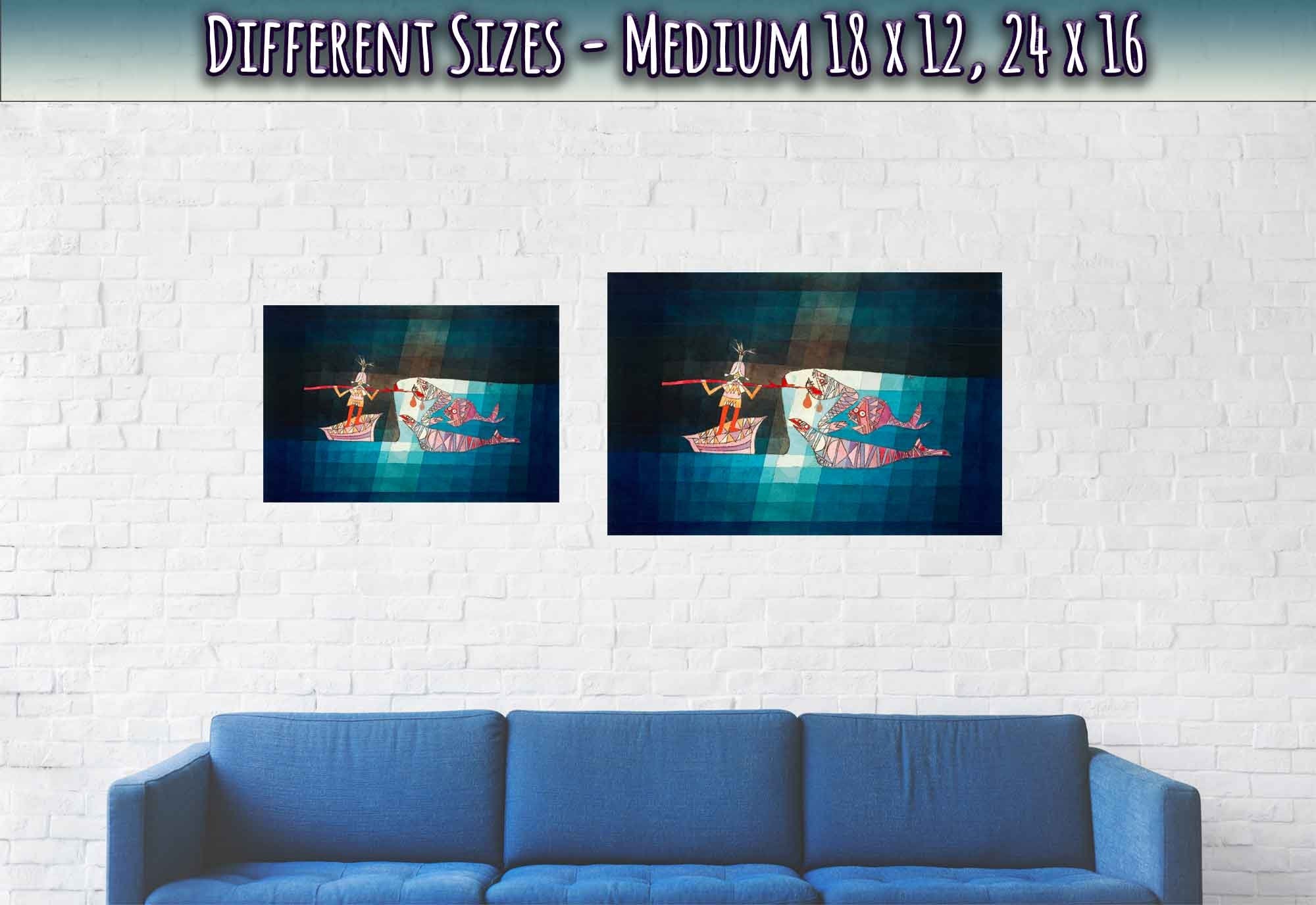 The Seafarer Poster, Paul Klee Prints Abstract Seafarer Art - WallArtPrints4U