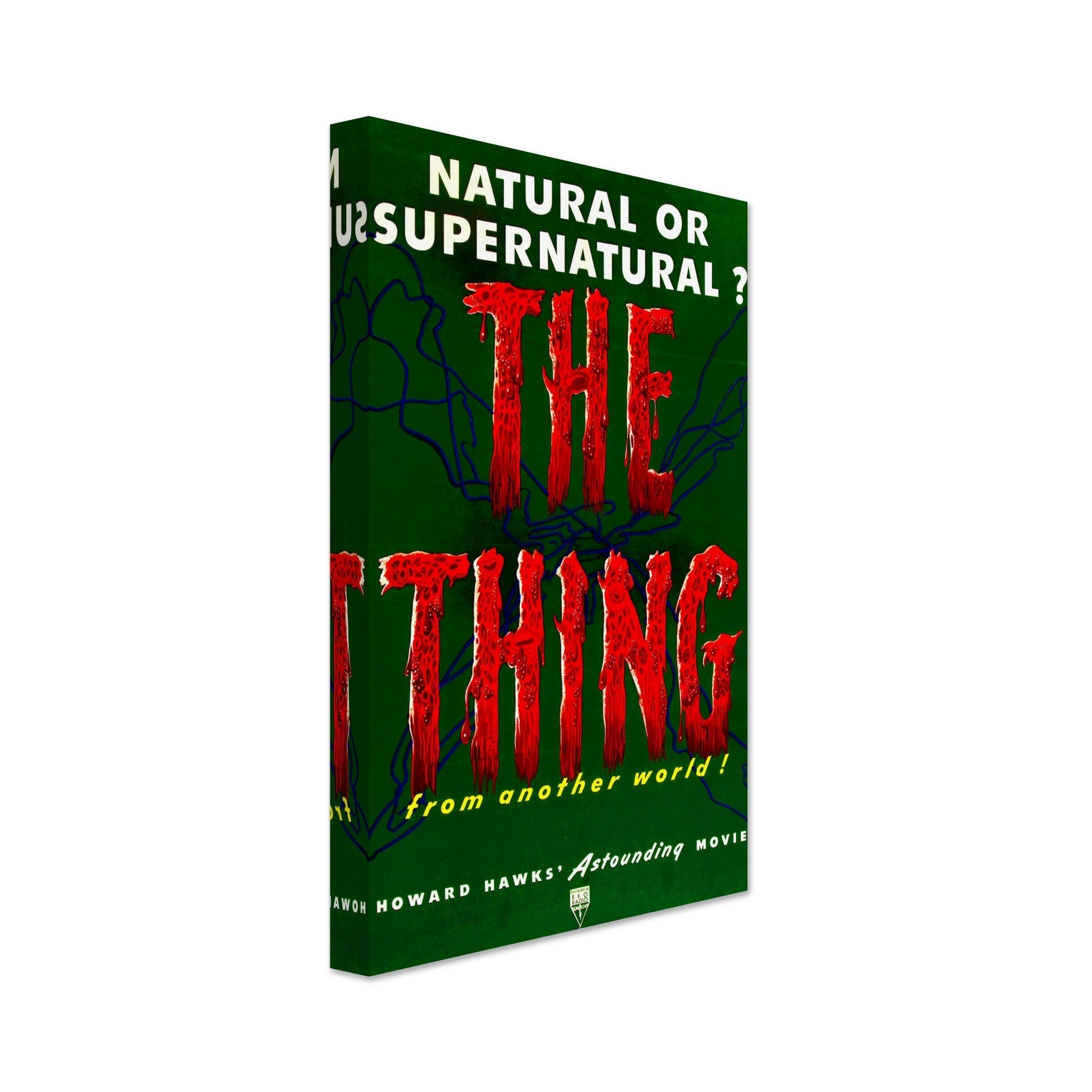 The Thing Canvas, Vintage Horror Movie Canvas 1950 - WallArtPrints4U