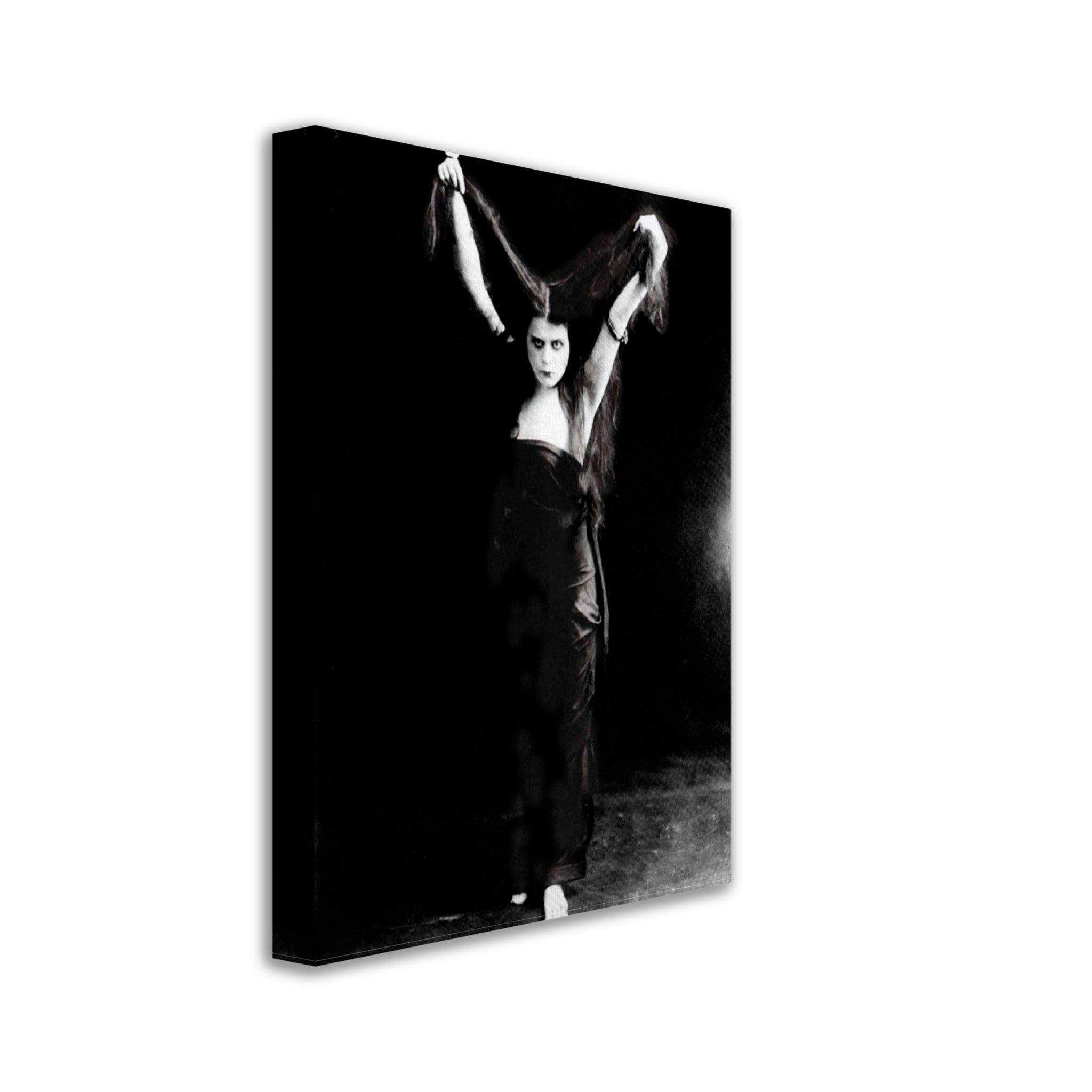 Theda Bara Canvas, Vintage Photo 1915 Sin, Silent Film Sin Now Lost Theda Bara Canvas Print - WallArtPrints4U