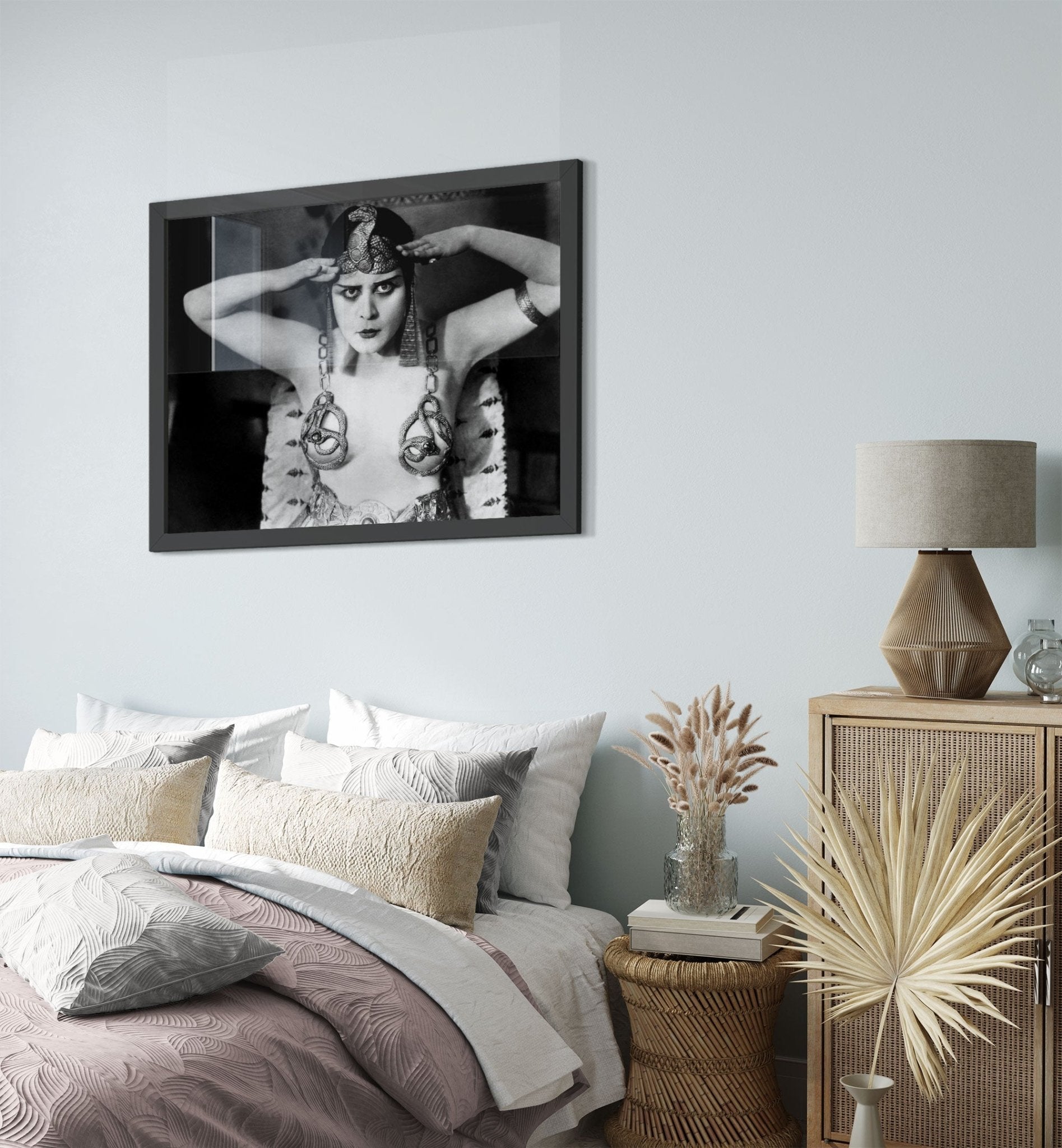 Theda Bara Framed Print, Vintage Photo From 1916 Theda Bara Framed - WallArtPrints4U