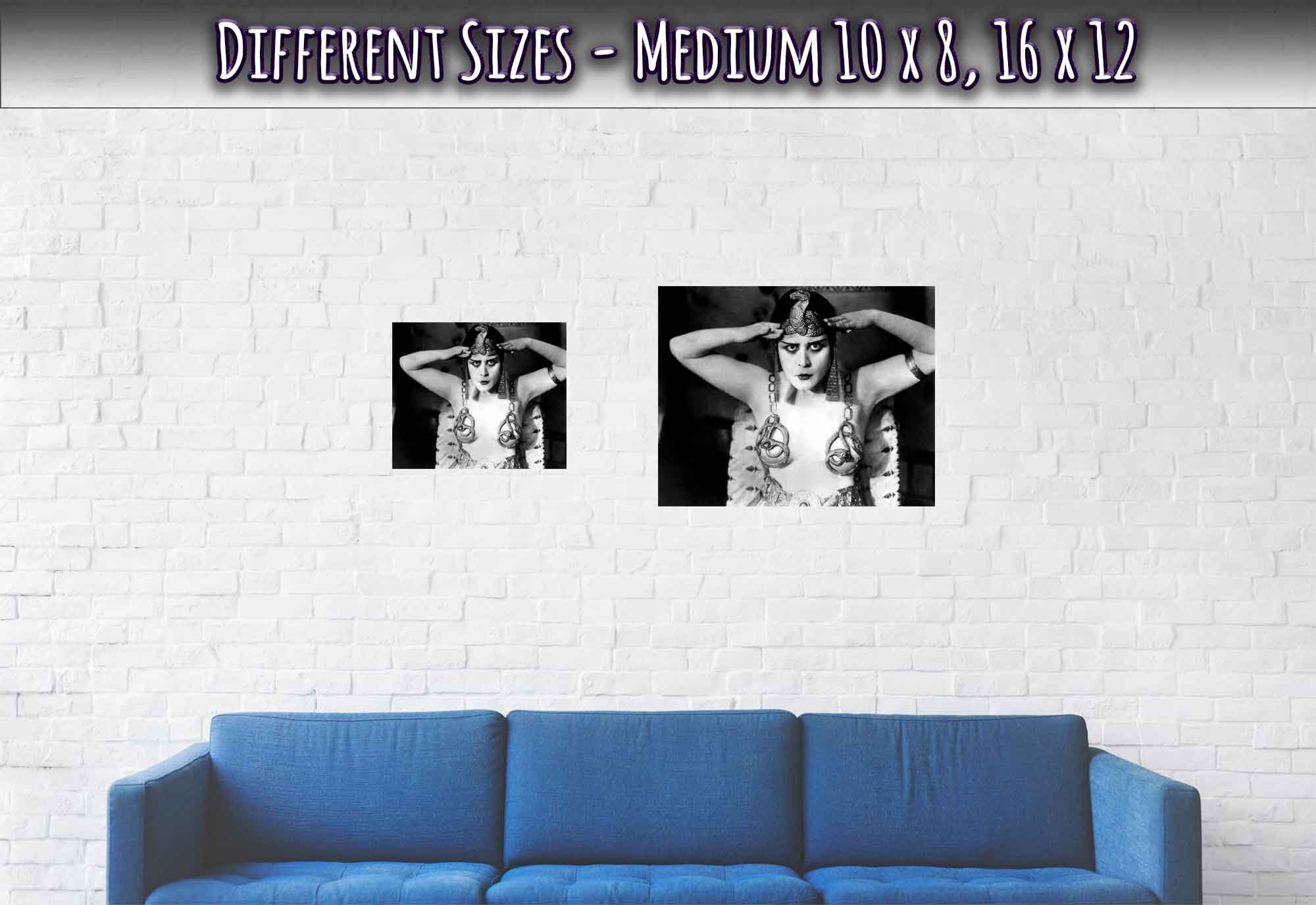 Theda Bara Poster, Vintage Photo From 1916 Theda Bara Print - WallArtPrints4U