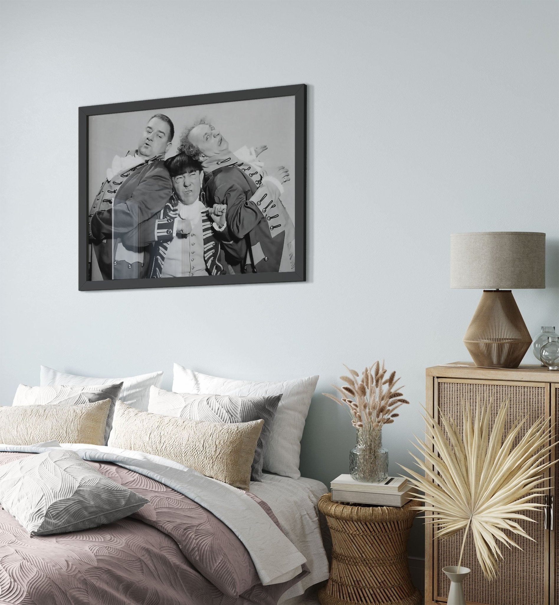 Three Stooges Framed, Nyuk Nyuk Nyuk, Vintage Photo, 3 Stooges Framed, Silver Screen Stars - WallArtPrints4U