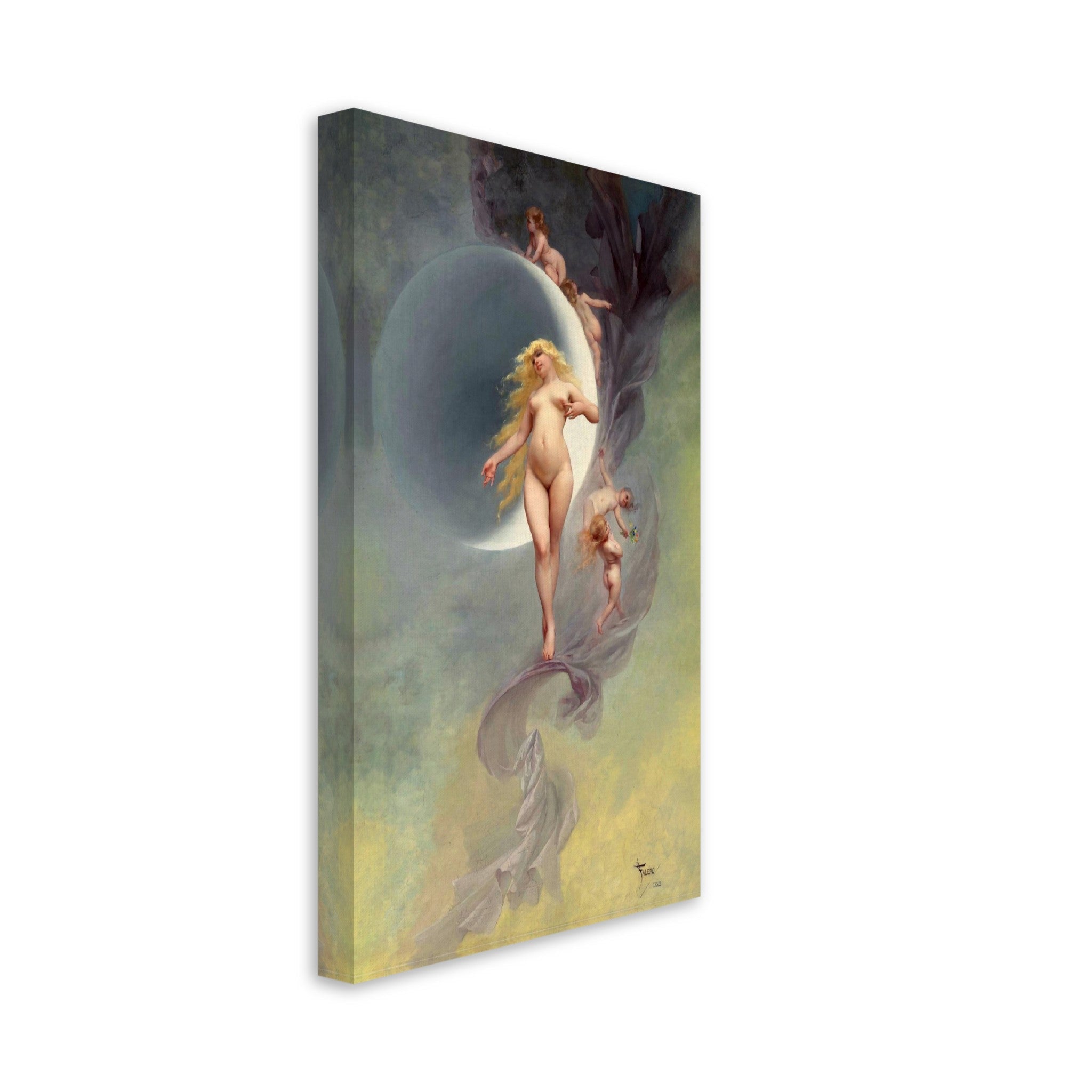 Venus Goddess Canvas Print, Aphrodite Goddess Canvas Luis Ricardo Falero Canvas Print - WallArtPrints4U