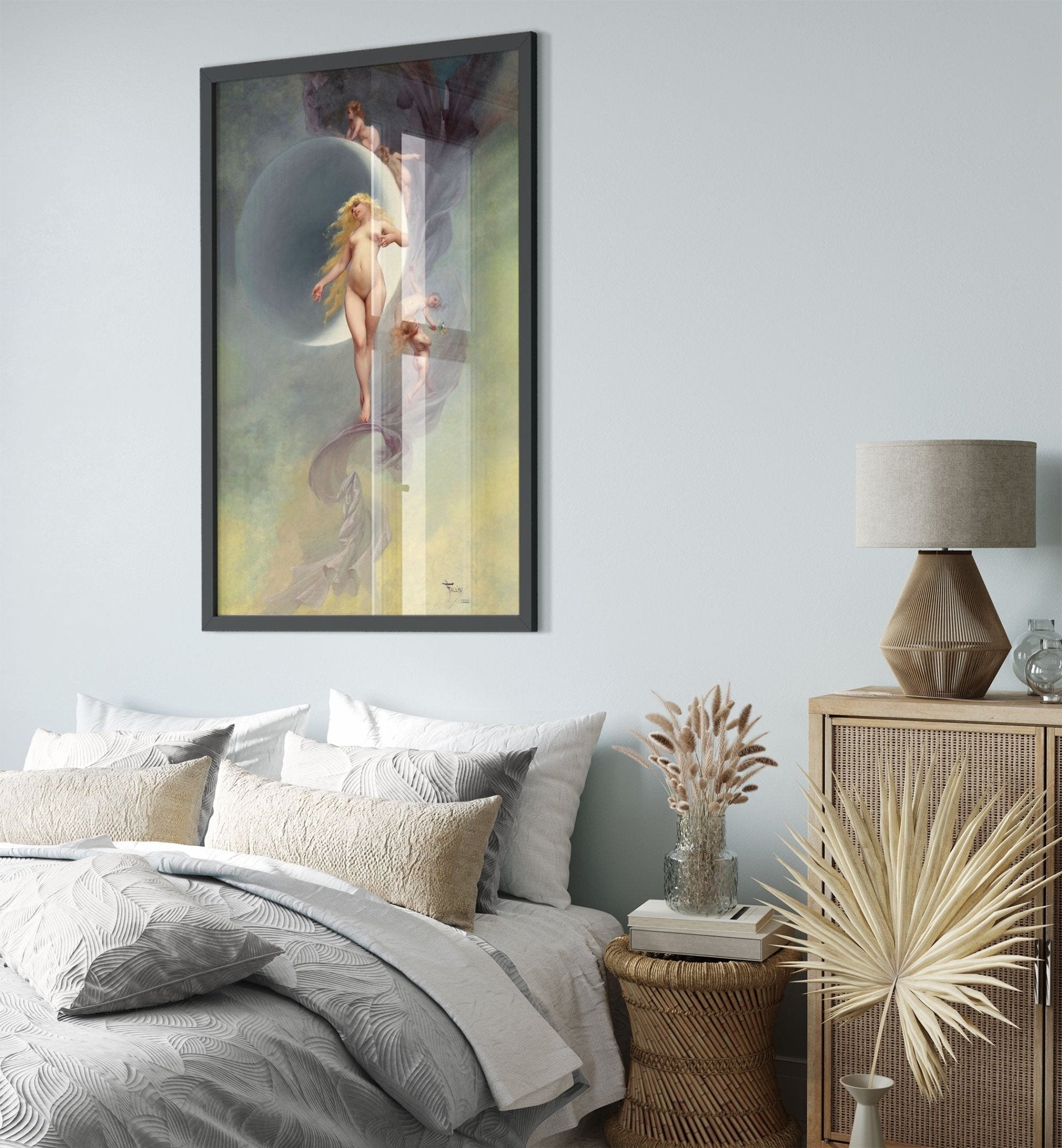 Venus Goddess Framed Print, Aphrodite Goddess Framed Luis Ricardo Falero Framed Print - WallArtPrints4U