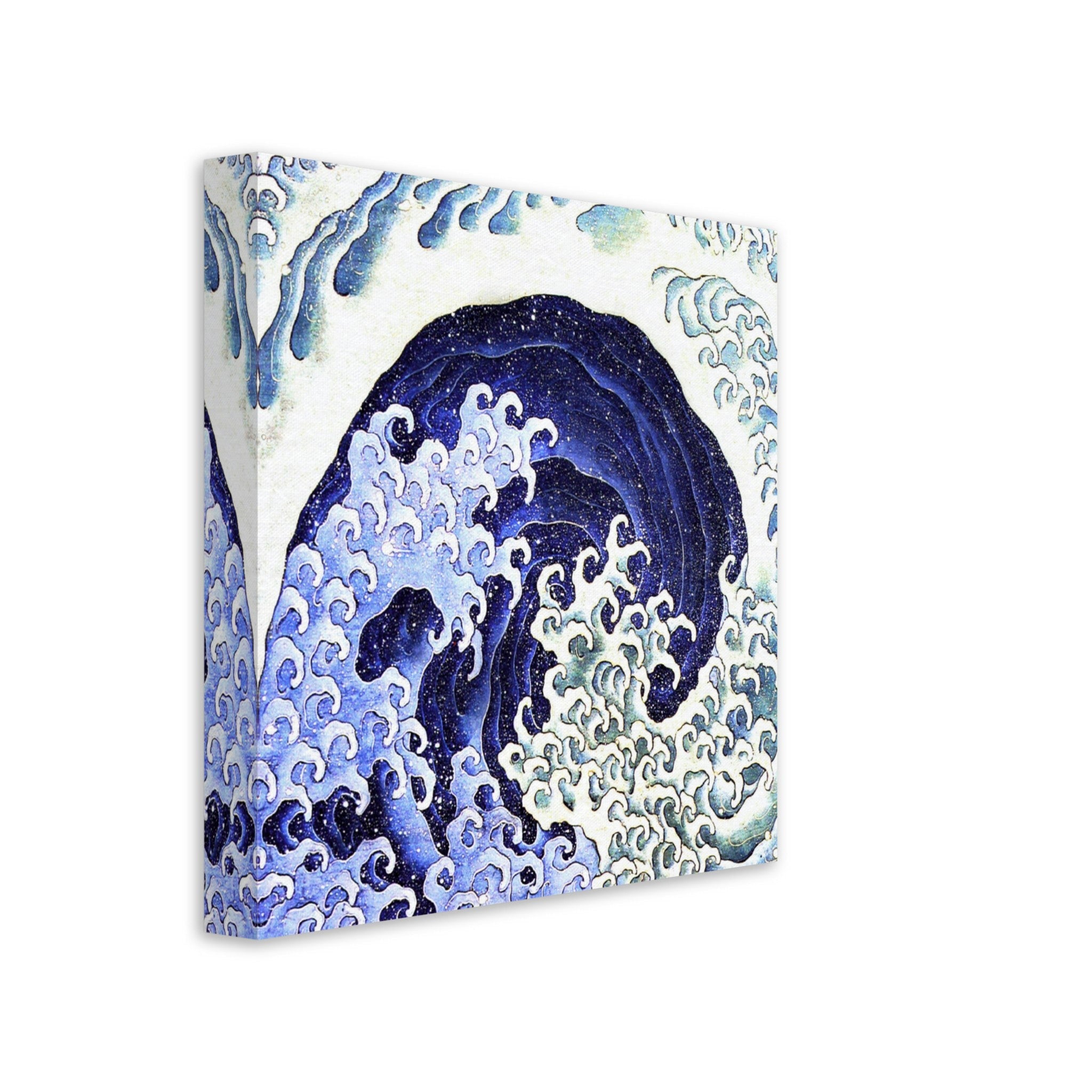 Vintage Bathroom Canvas Print - Feminine Wave Canvas, Katsushika Hokusai Circa 1835 - WallArtPrints4U